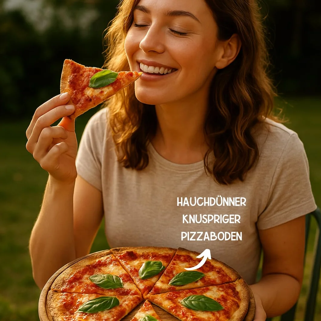 Mezcla para pizza sin gluten Ruut - Sin aditivos, paleo, sin gluten, sin cereales, sin lactosa | Base de pizza fina y crujiente como en Italia (900g)