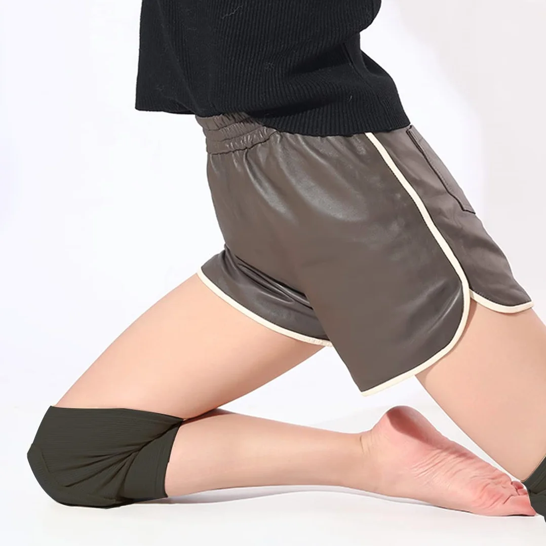 Rodilleras Elásticas Antideslizantes Paquete de 2 para Danza, Fútbol, Voleibol, Baloncesto, Yoga