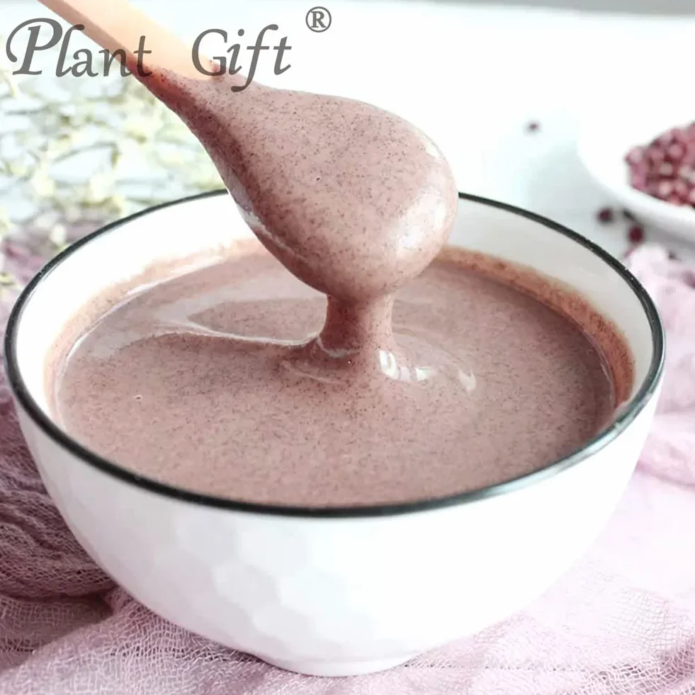 Plant Gift 100% Pure Red Bean Powder 红豆粉 Harina de frijol rojo natural, bebidas, batidos, yogur, horneado, galletas, pasteles y bebidas, polvo no GM, sin relleno, sin aditivos 100g / 3.25oz