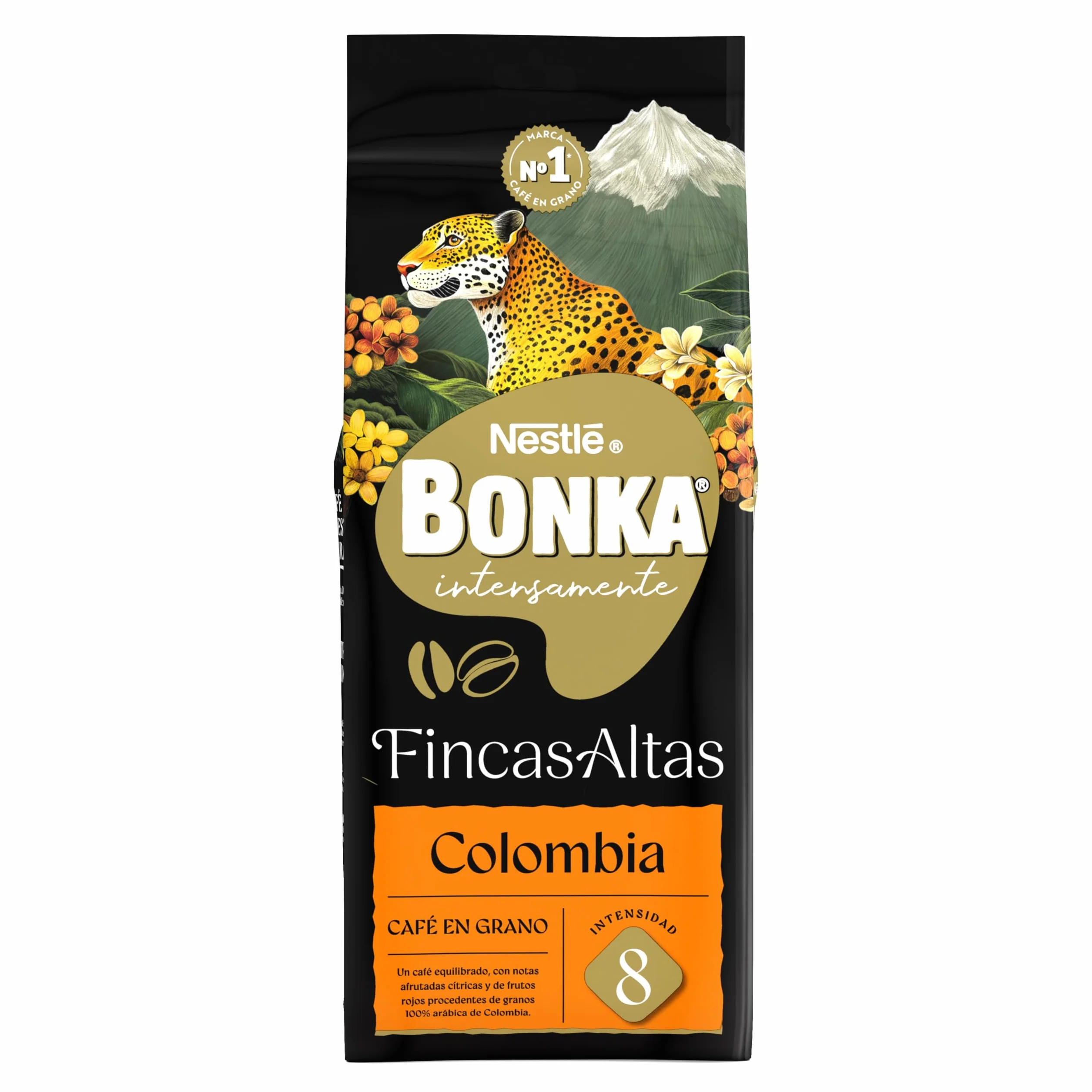 Bonka Café Grano Colombia 500g, intensidad 8