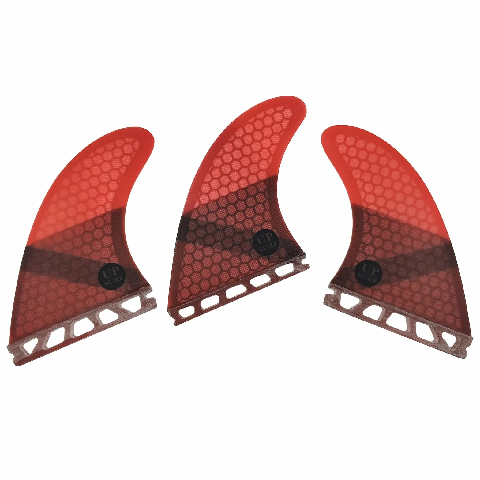 UPSURF Tabla de Surf Aletas Base Fibra de Vidrio Tri Fin Thruster Set