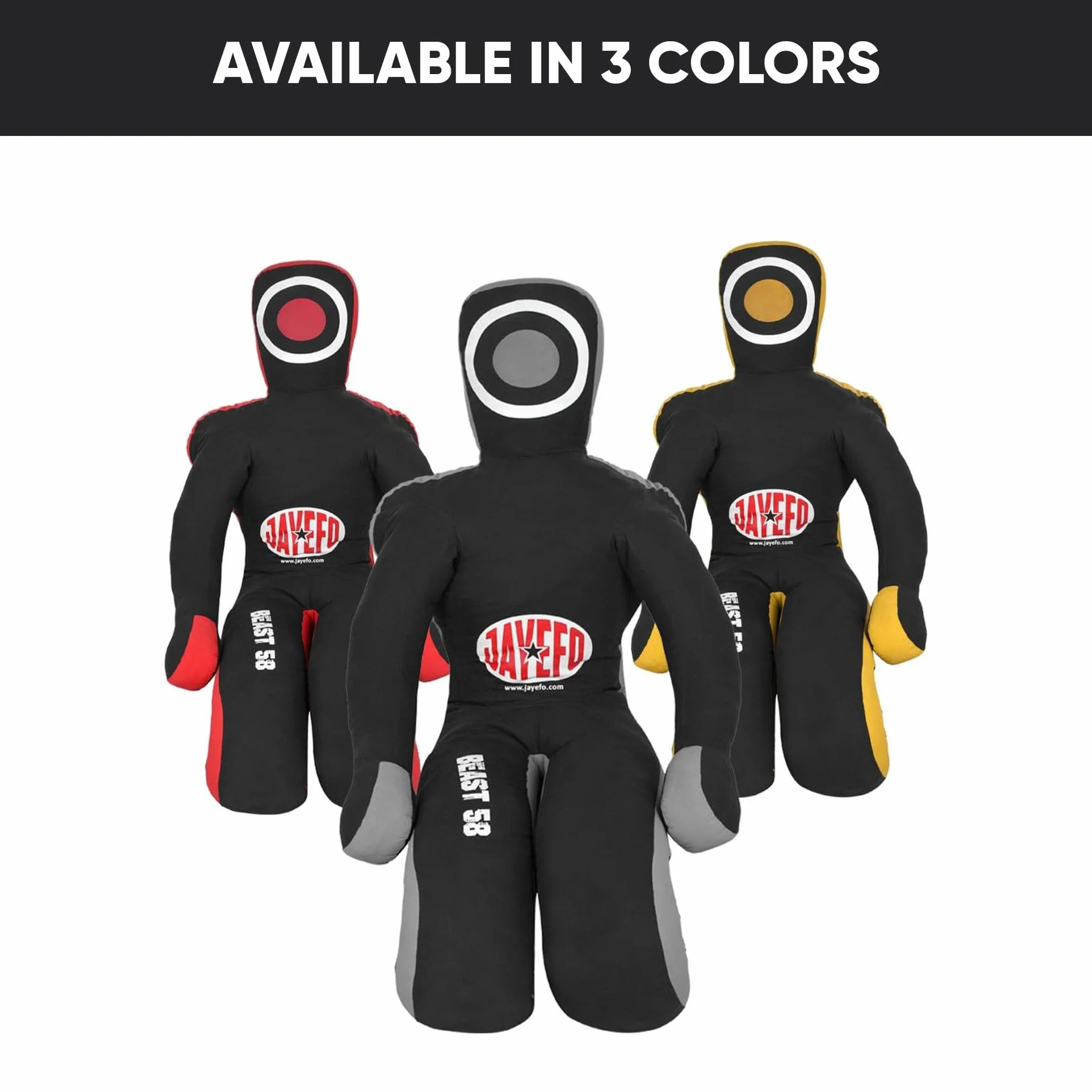 JAYEFO Beast 58 BJJ Jiu-Jitsu Maniquí de Lucha Libre Brasileño para Entrenamiento de MMA y Boxeo
