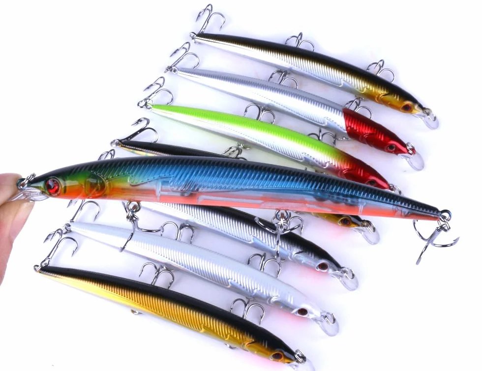 Señuelos Minnow VIB Inshore 13,4g 13,3cm 8 sztuk