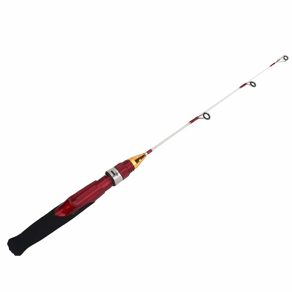 Keenso Caña de Pescar en Hielo 50 cm 2 Secciones Ligera