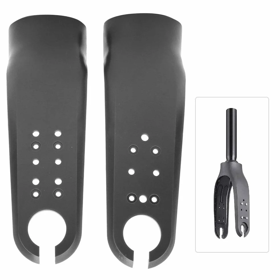 Demeras Cubierta de Horquilla Delantera de plástico Compatible con Mijia M365 Scooter eléctrico
