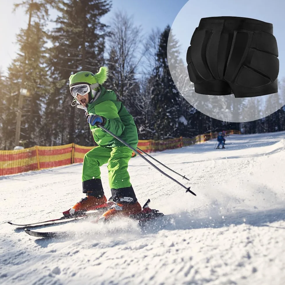 Almohadillas Protectoras para Patinaje sobre Ruedas 3D para Glúteos y Coxis