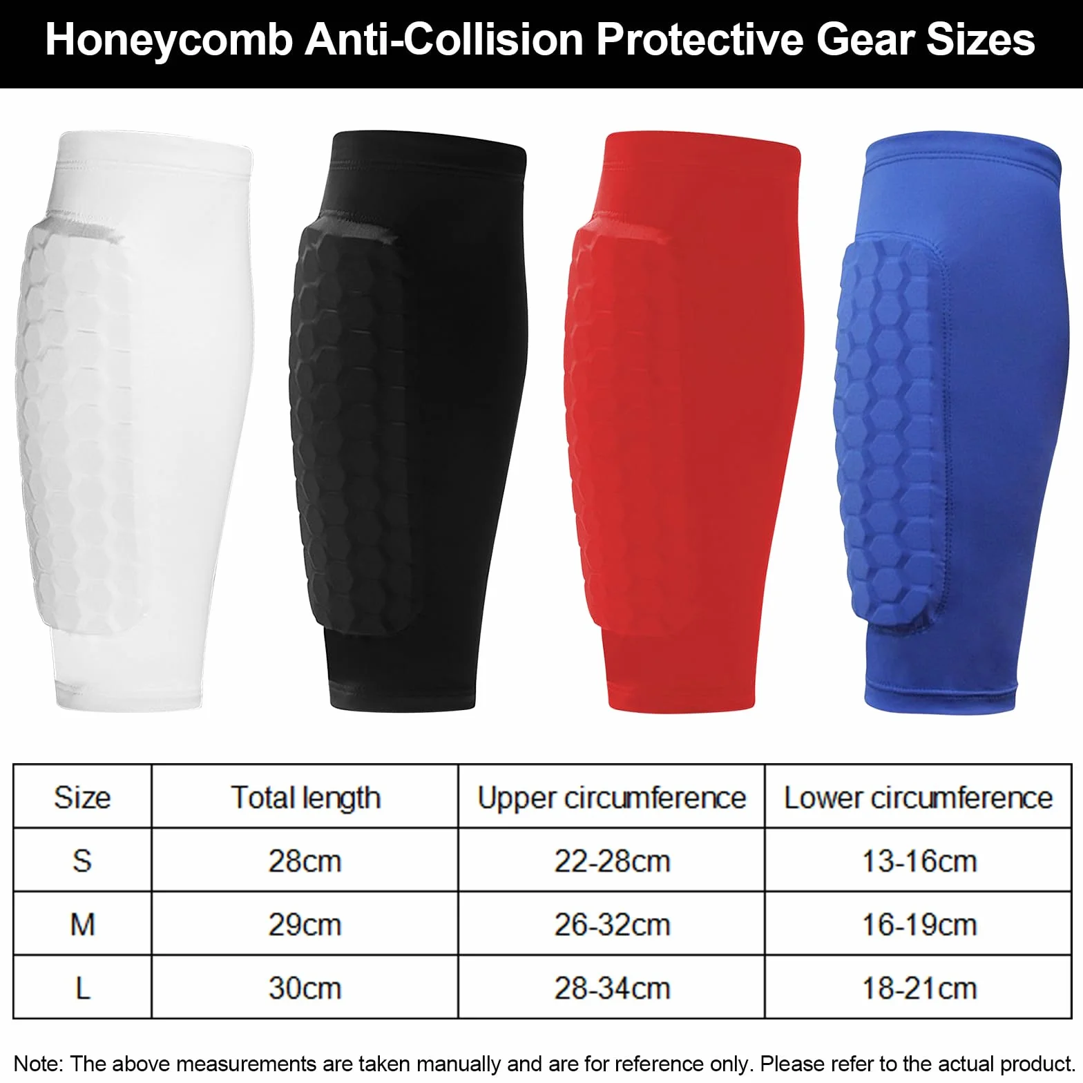 Espinilleras de fútbol S/M/L con bolsillo, protección para pantorrillas, resistente a golpes, transpirable y antideslizante