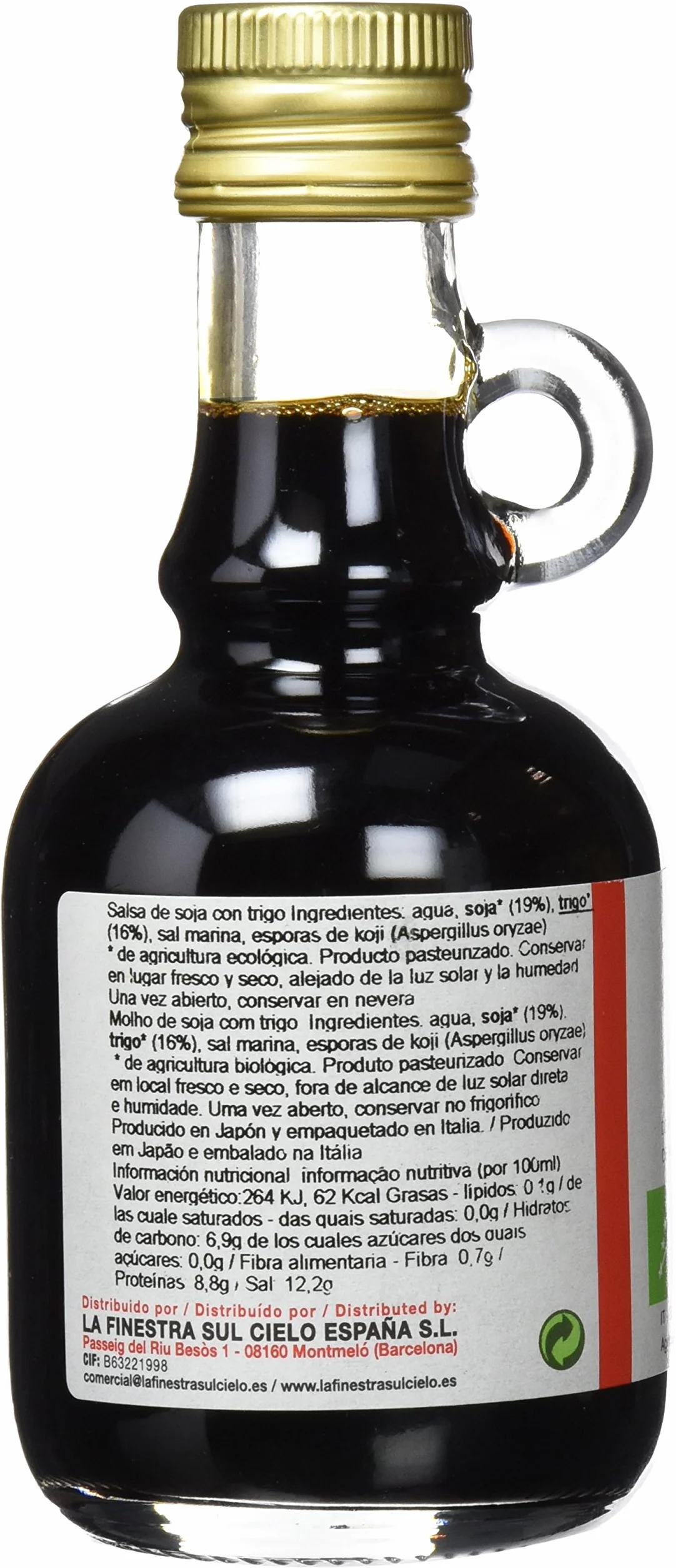 La Finestra Sul Cielo Shoyu Biológico - 250 ml - [pack de 4]
