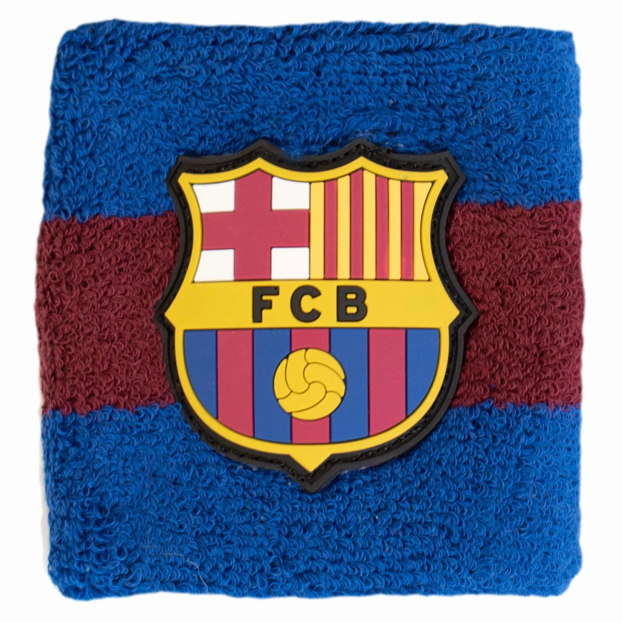 Hy-Pulsera de algodón FC Barcelona Paquete de 2 Banda para el Sudor Unisex Absorbe la Humedad Deportes