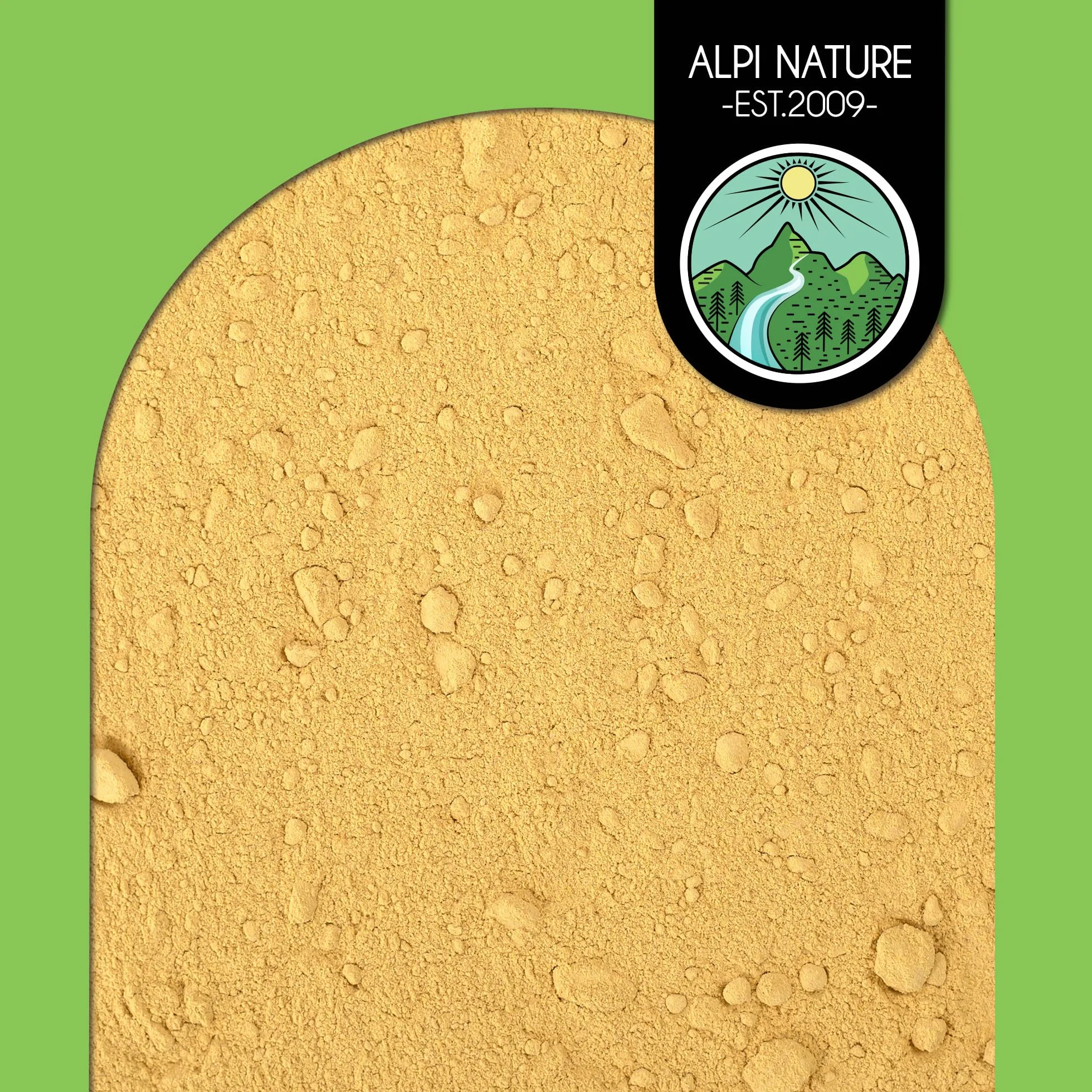Alpi Nature Jengibre en Polvo 500g, Raíz de Jengibre Seca y Molida para Cocinar y Hornear