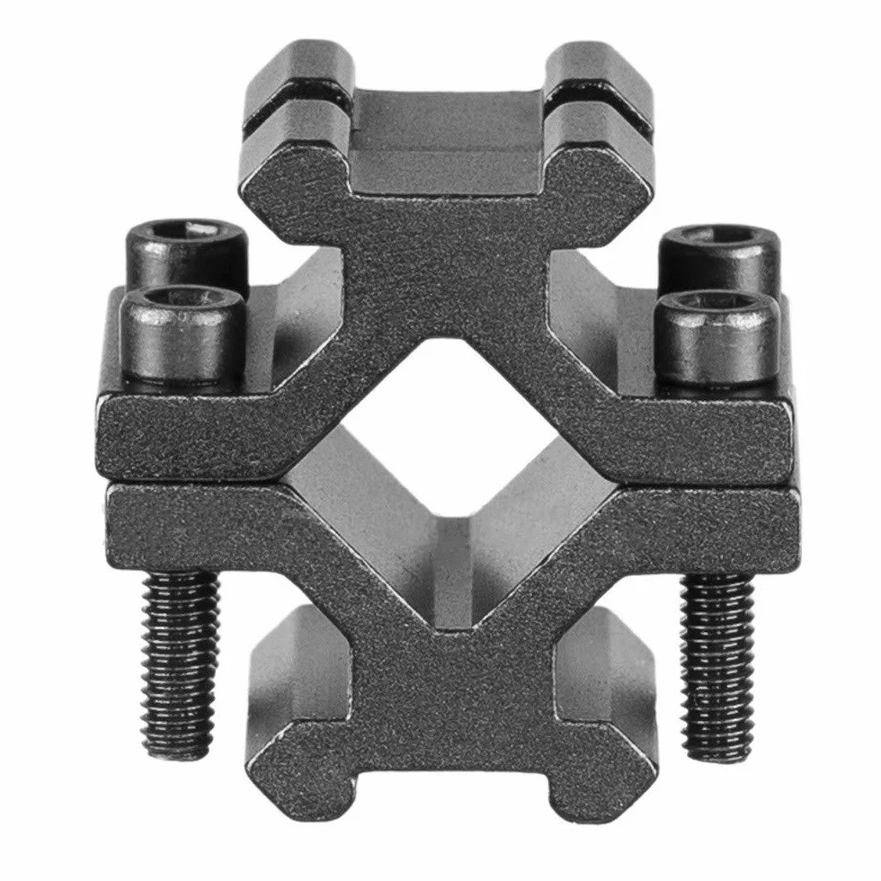 ACEXIER Tactical Universal 20mm Picatinny Weaver Barrel Ring Mount Adapter for Rifle Scope Flashlight