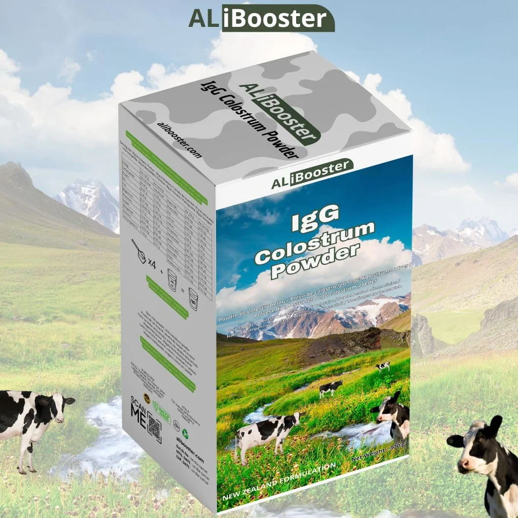 Calostro IgG en polvo 300 g - Mezcla de calostro y leche en polvo - Fuente natural de proteínas, calcio y minerales - Sin conservantes