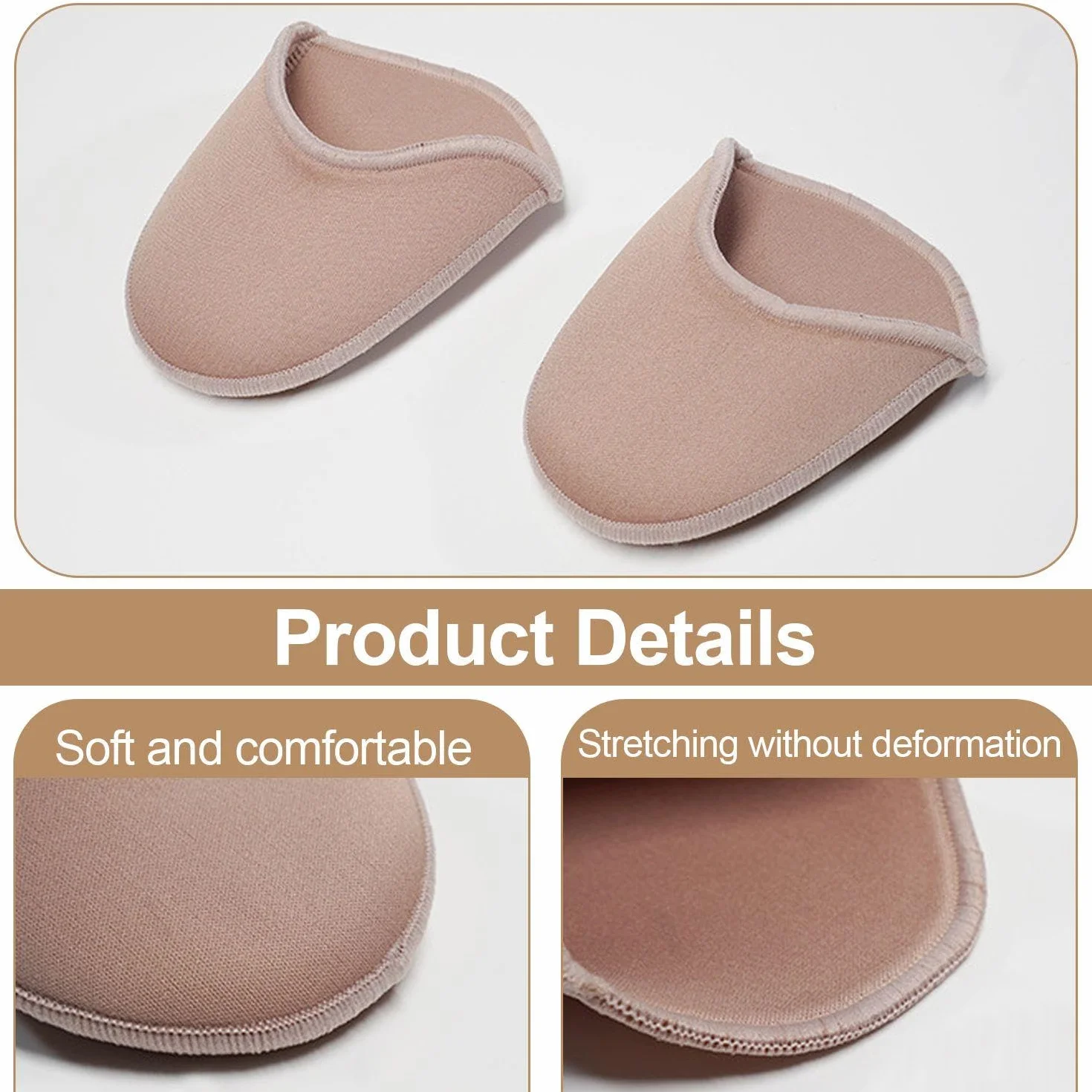 Fundas De Encaje Para Ballet, Protectores Para Los Pies, Almohadillas Suaves