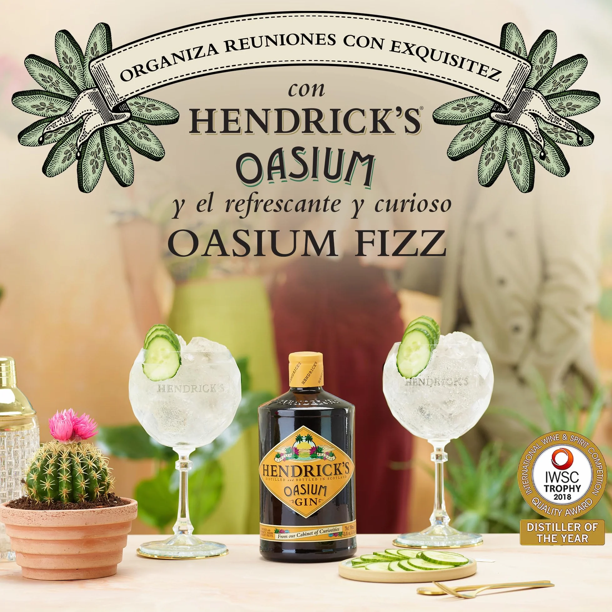 Hendrick’s Oasium Gin, Edición Limitada, 70cl