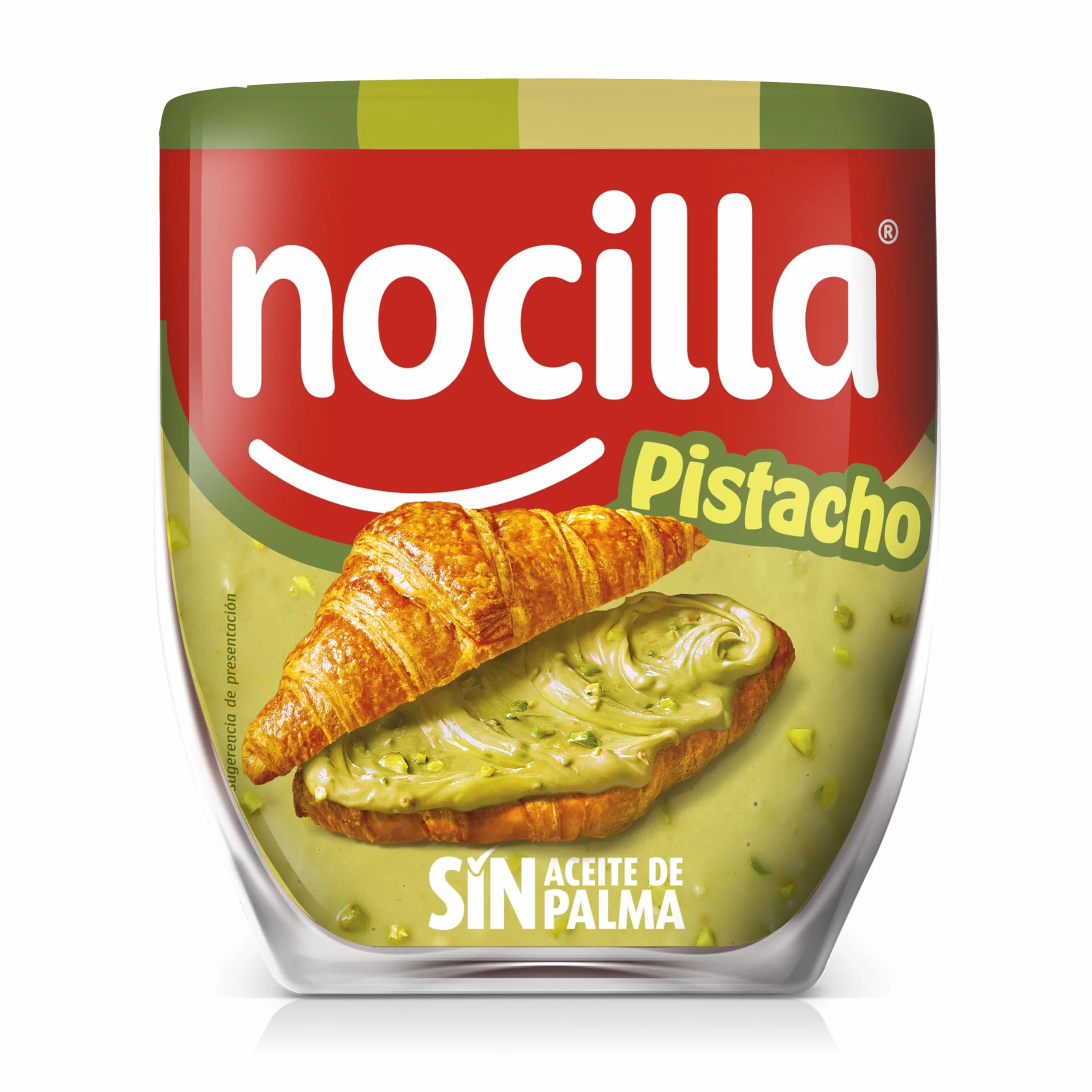 Nocilla Pistacho Crema de Cacao Sin Aceite de Palma, 180g, Sin Gluten