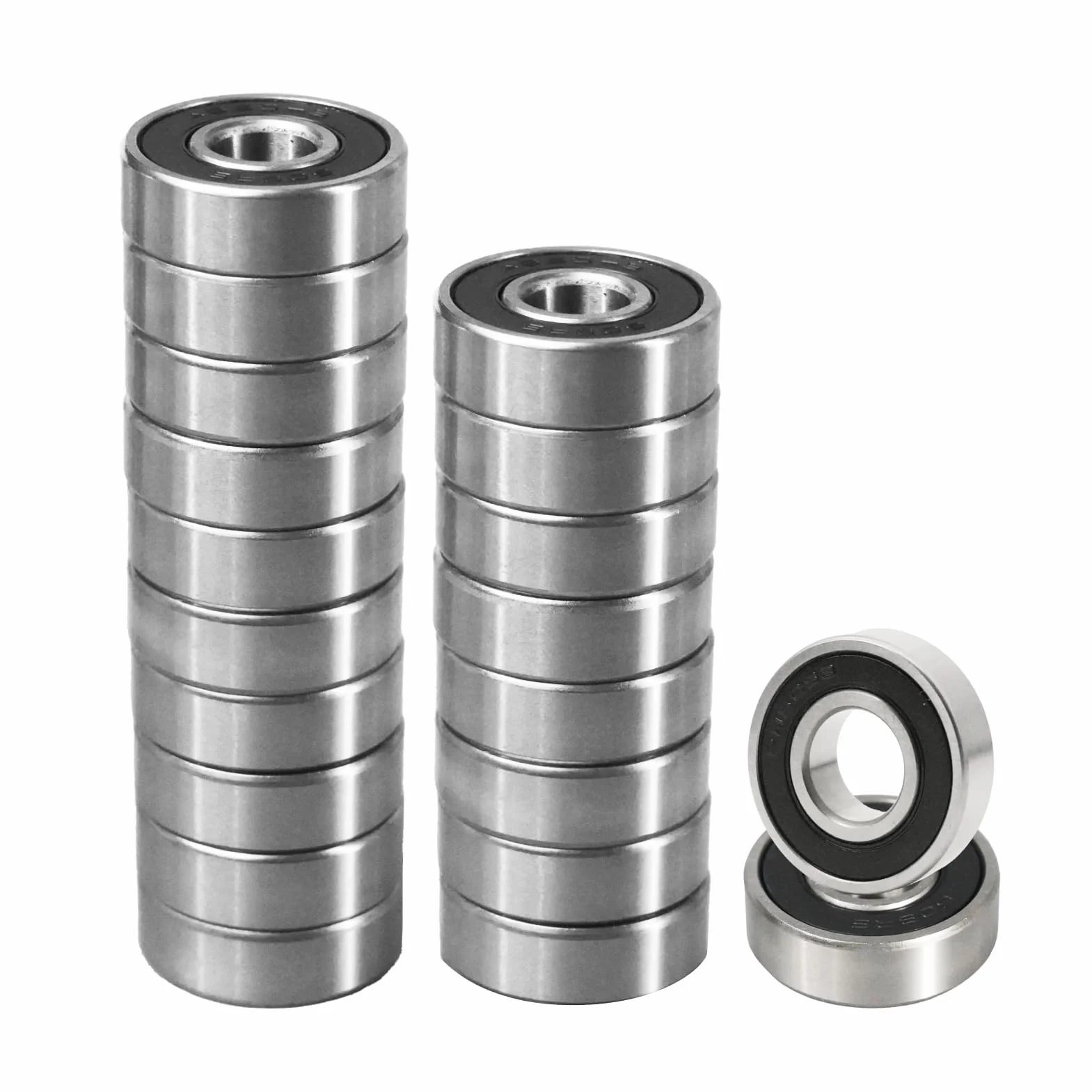 Rodamientos de bolas 608RS ABEC 9 8x22x7 mm para Skateboard, Longboard Eléctrico, Blindados (20pcs)
