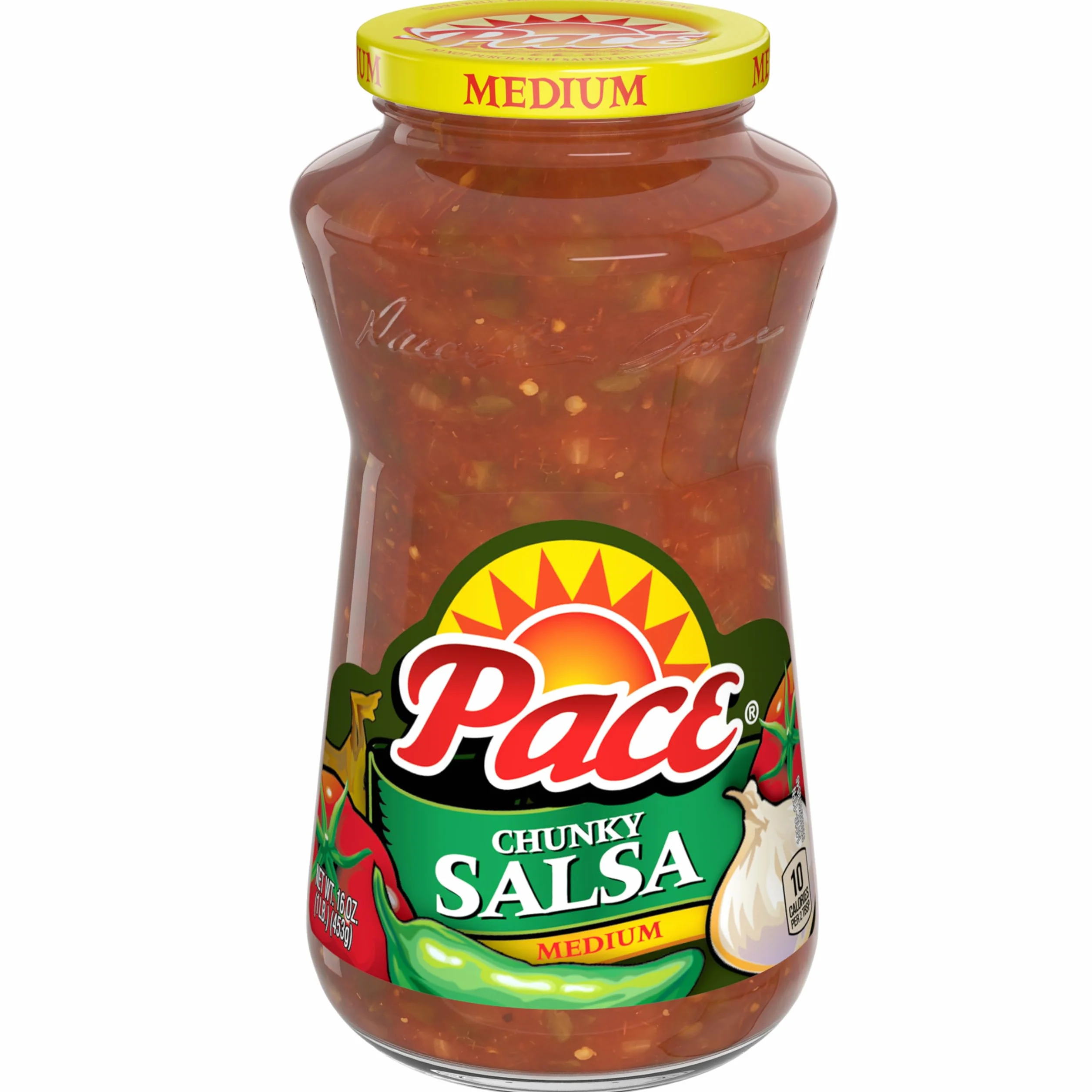 PACE SAUCE SALSA EPICEE MEDIUM - 453g / 16oz
