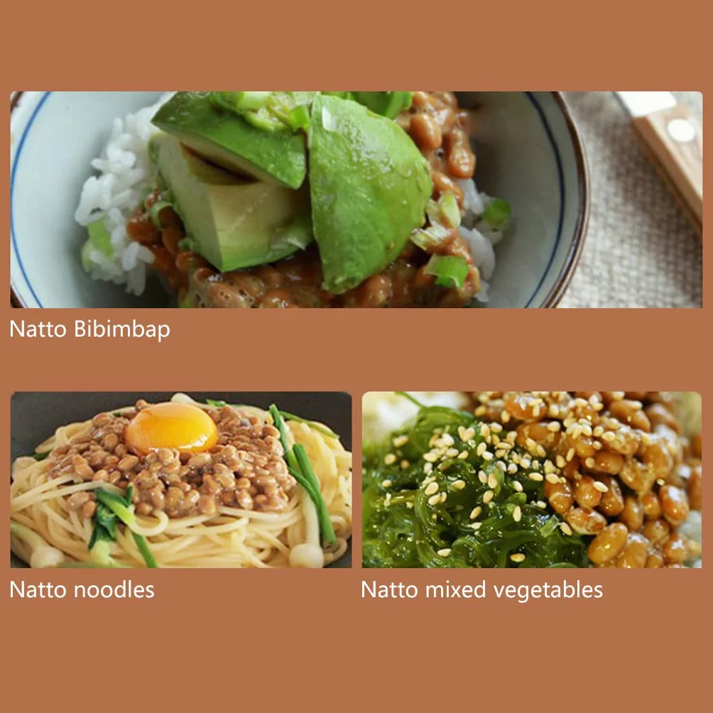 Nattomoto Starter - Polvo de soja fermentado japonés Nattomoto para el hogar para la salud Bacillus Subtilis Active Natto