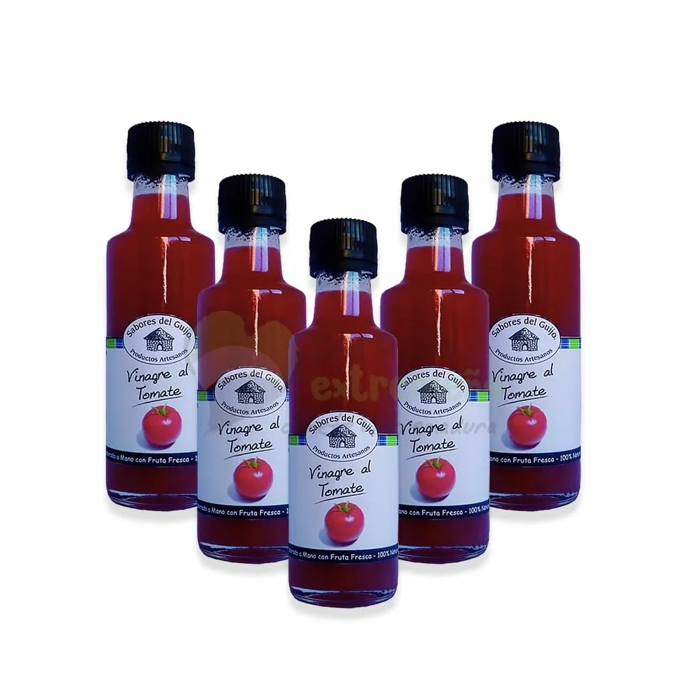 Pack 5 Vinagres Sabores del Guijo Tomate Gourmet Extremadura