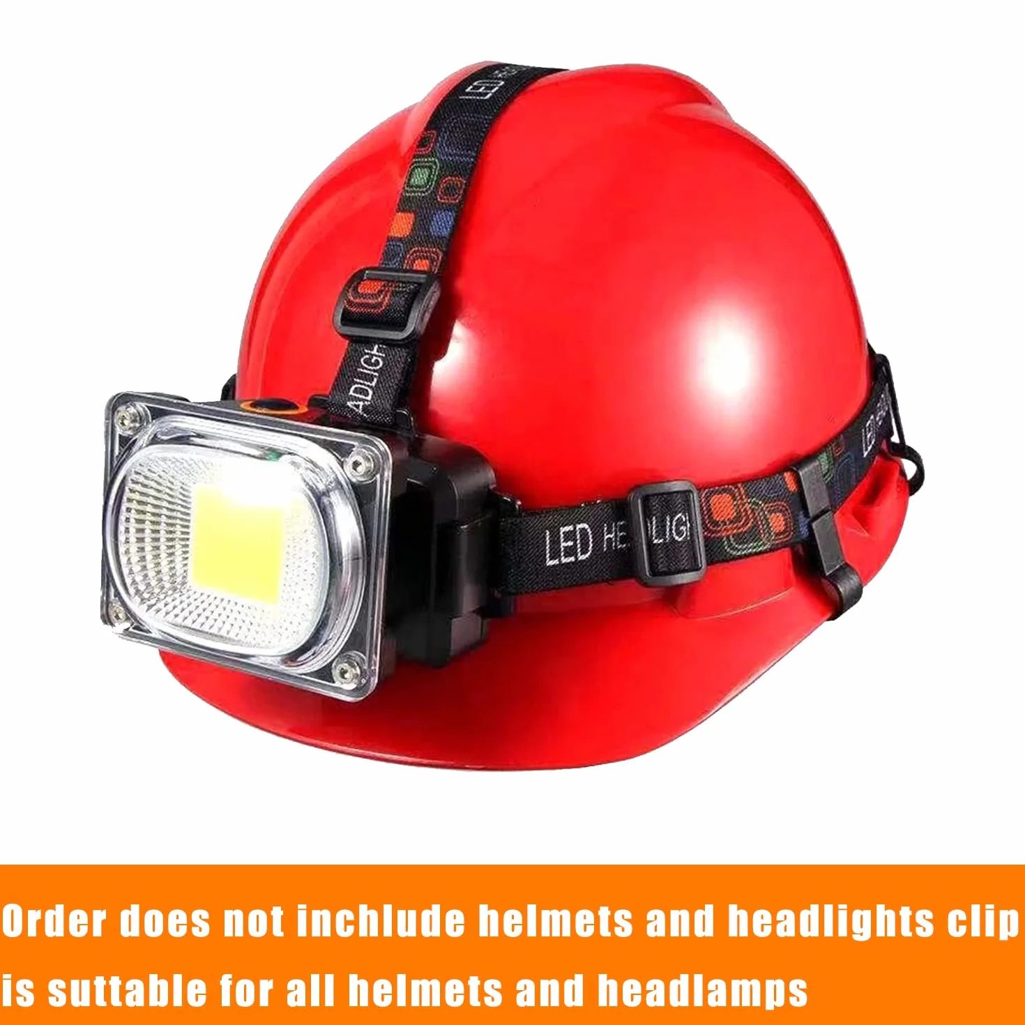12 Piezas Clips de Casco para Faro Linterna Frontal Gancho de Faros Fácil de Montar