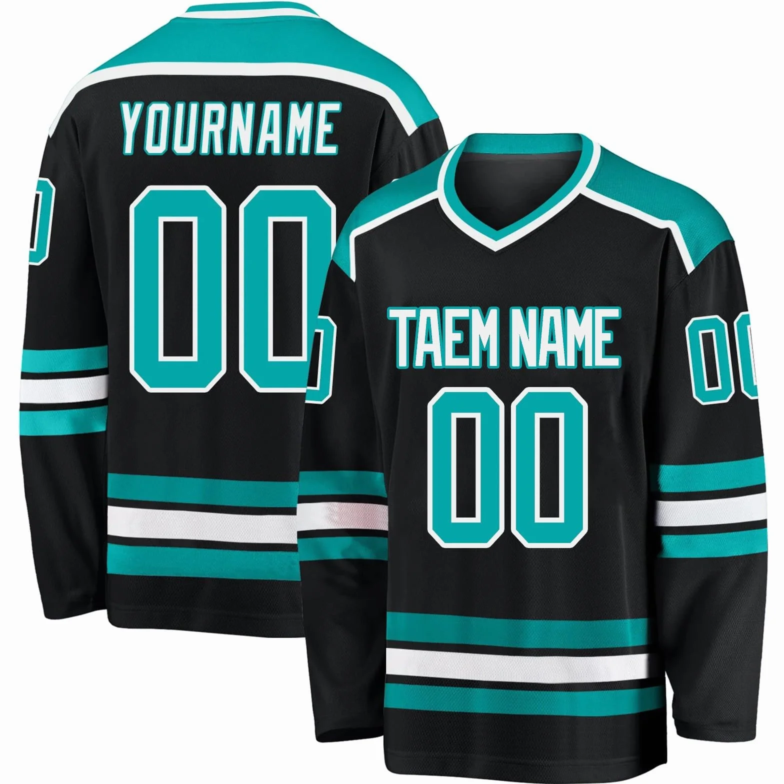 Camiseta de Hockey personalizada con nombre equipo número