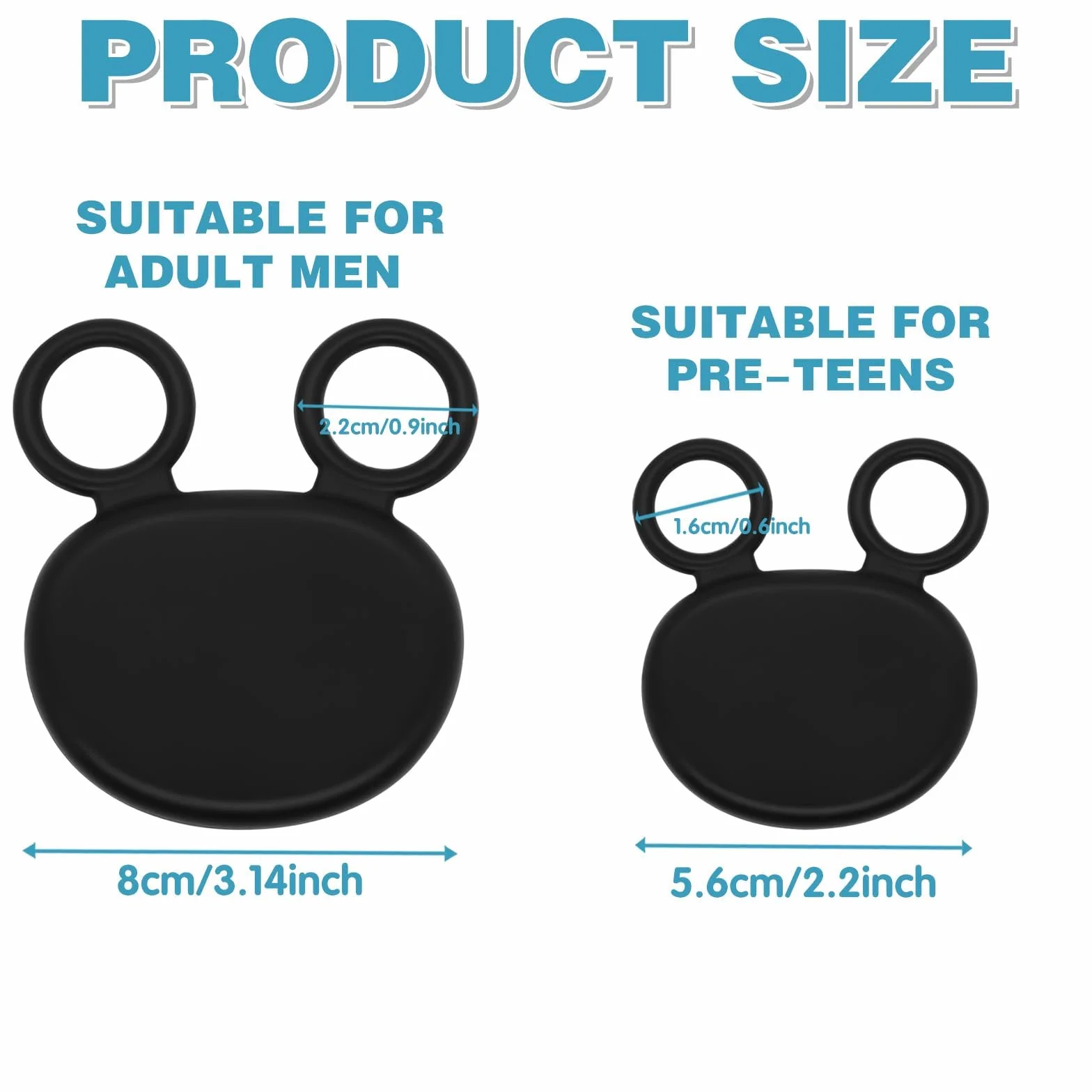 Protectores de Palma de Silicona para Absorción de Impactos, Accesorio de Entrenamiento para Béisbol y Sóftbol (2 Tamaños)