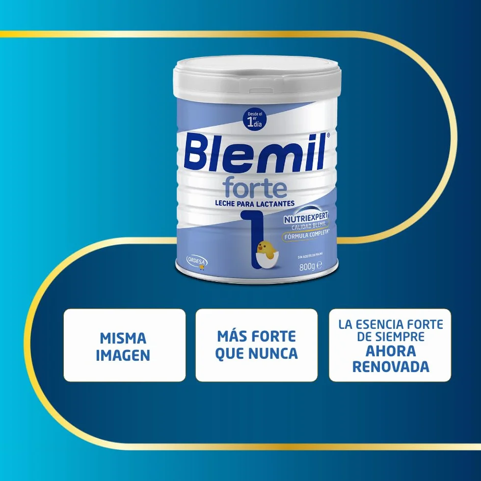 Blemil 1 Forte | 800g | Leche de Inicio en polvo para lactantes Desde el Primer Día