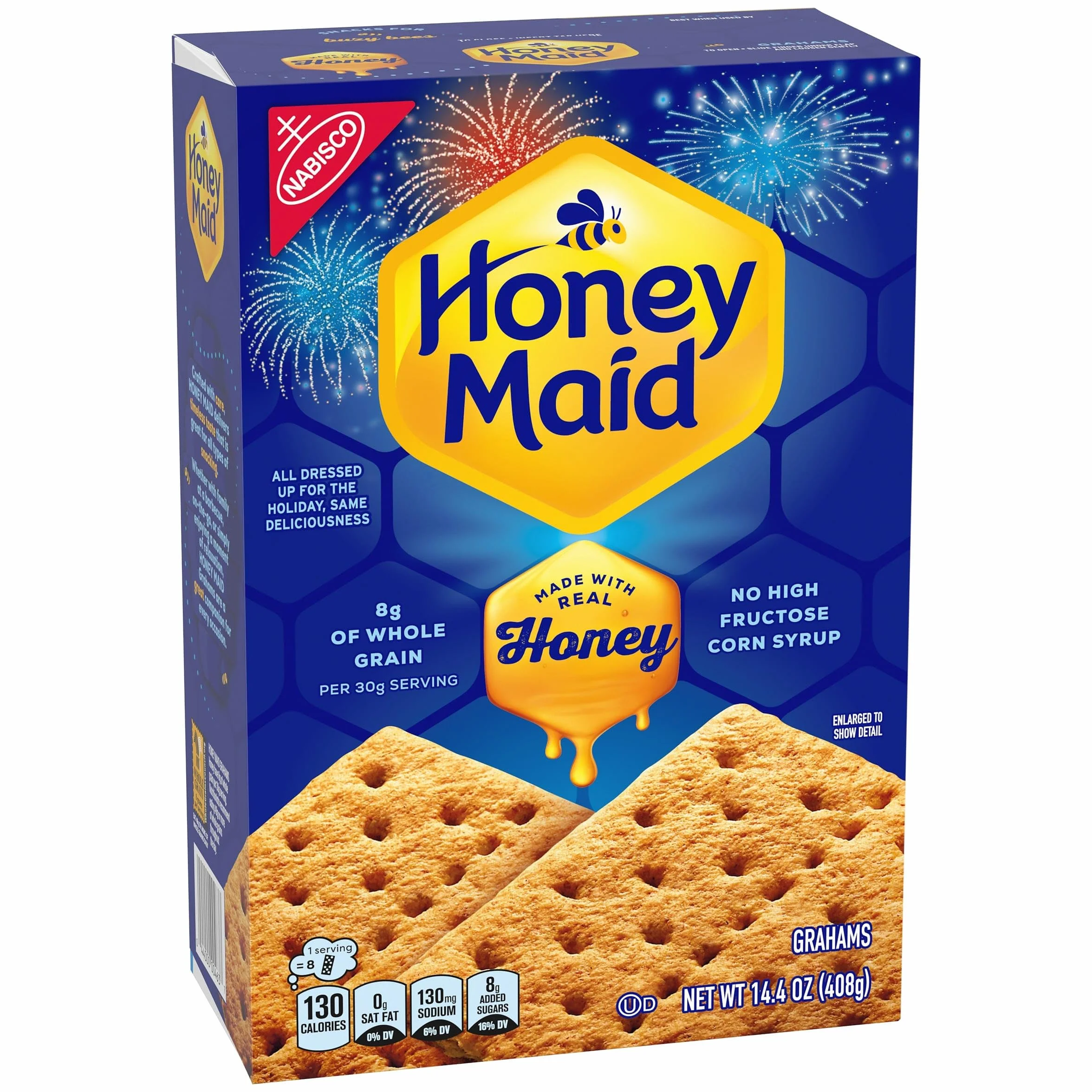 None Honey GrahaNone Crackers, 14.4 oz