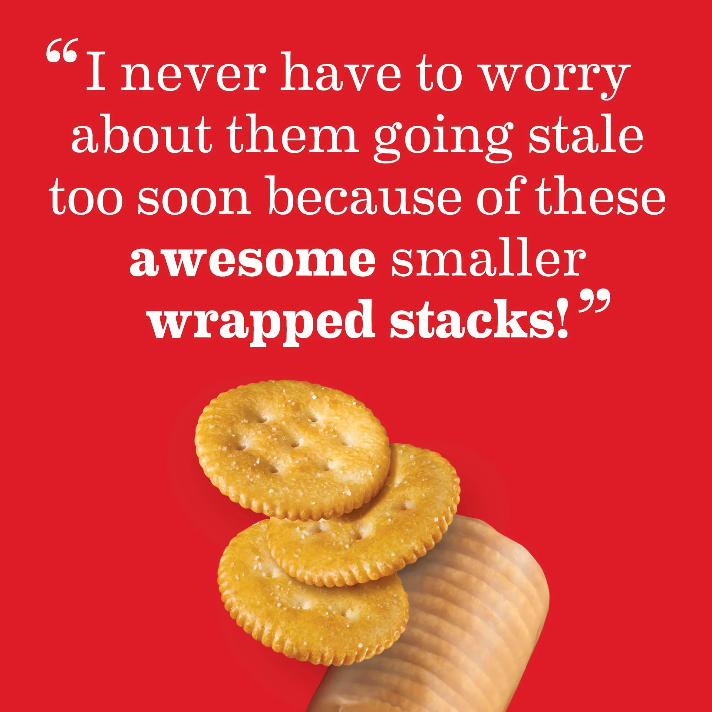 Fresh Stacks Original Crackers, Family Size, 17.8 oz
