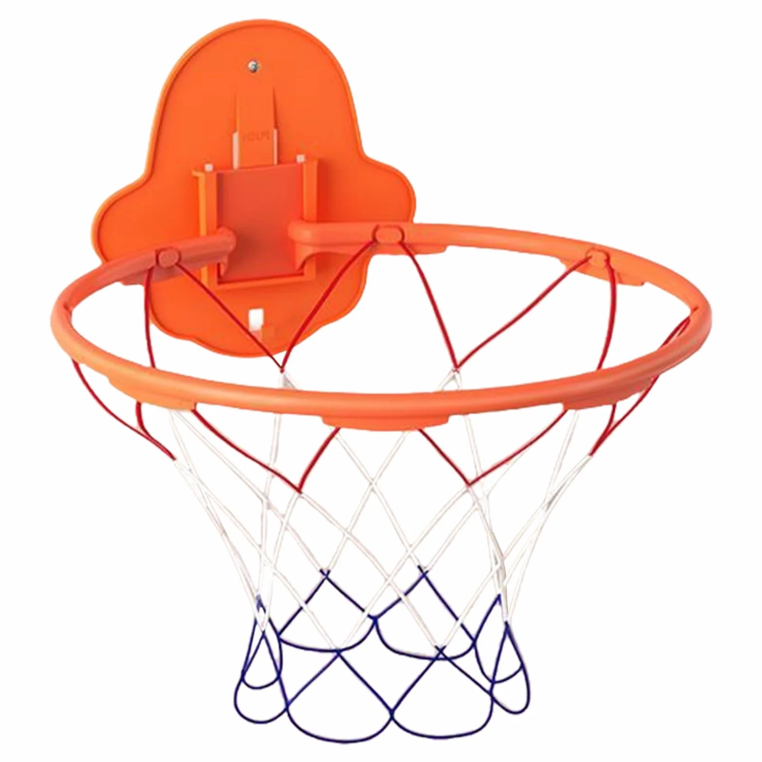 Aro de baloncesto reforzado 32 cm plegable montaje en pared silencioso para niños