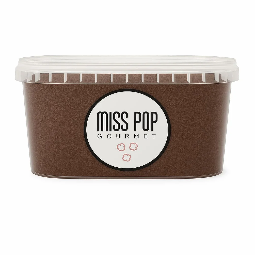 Miss Pop Gourmet - Azúcar de sabores para palomitas | 500 g | 8 sabores (Chocolate)