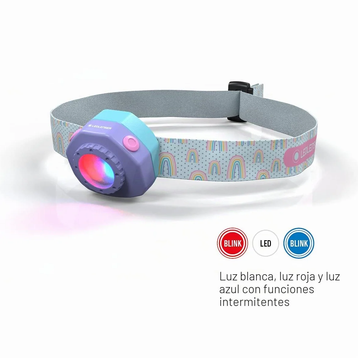 Ledlenser KidLED2 Linterna frontal LED niños dinosaurio 40 lúmenes