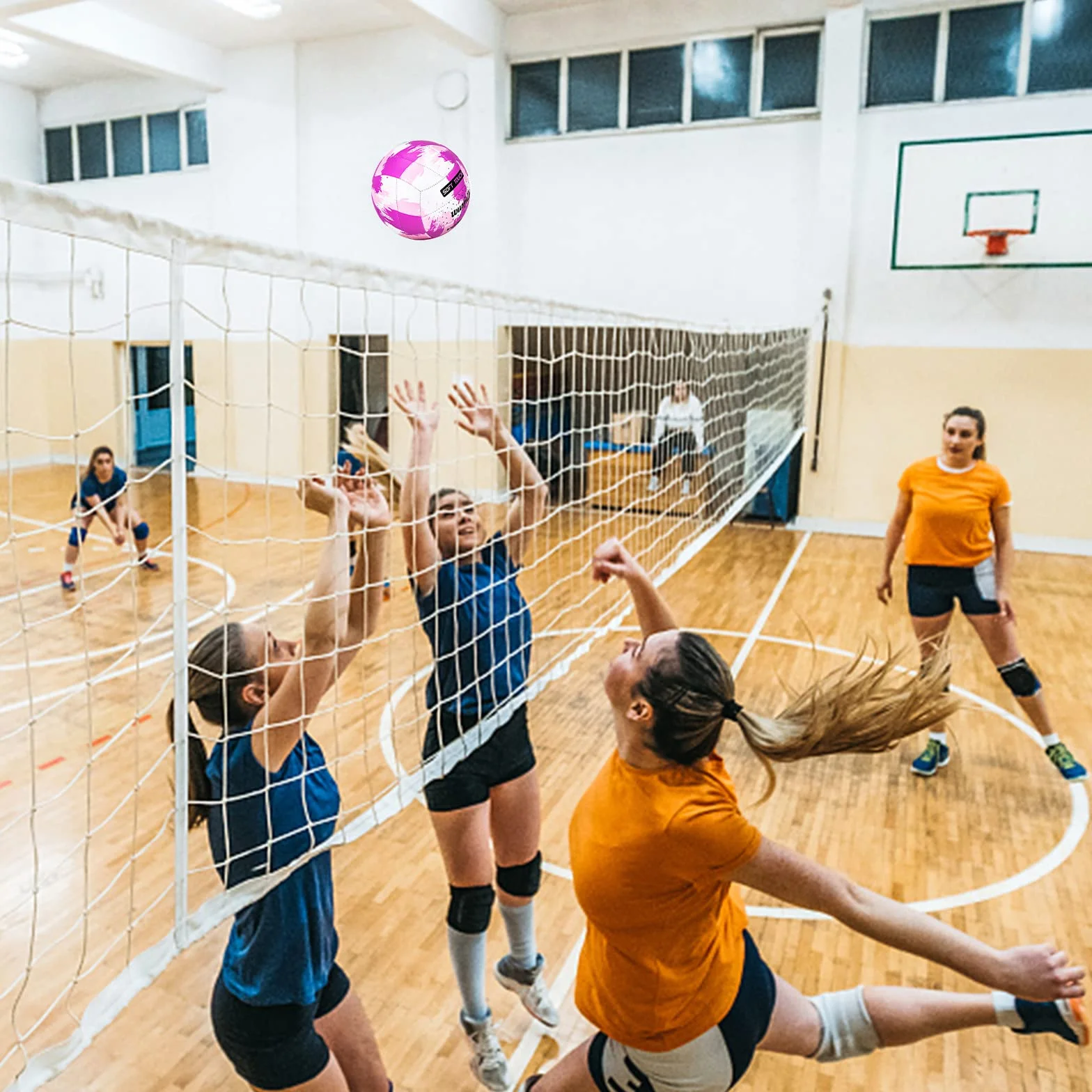 Pelota Voley Balón Playa Tamaño 5 para Interior Exterior