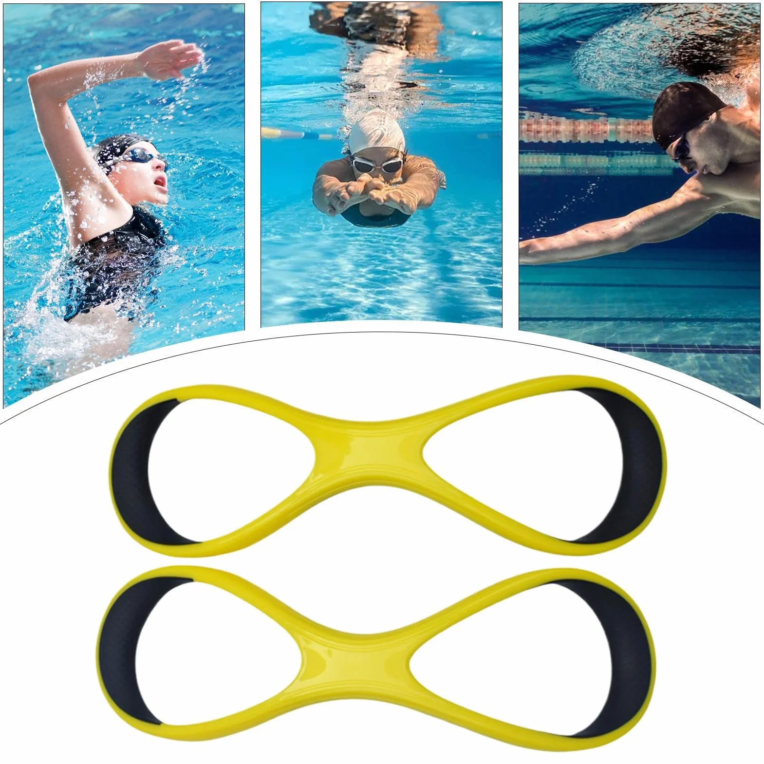 Guante de malla de natación correctiva de codo alto para entrenamiento de estilo libre
