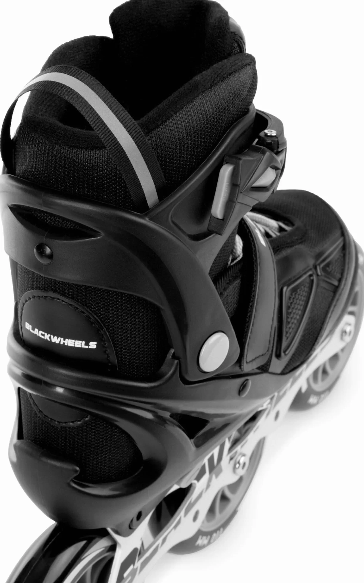 Patines en línea BLACKWHEELS Dynamic de Tres Ruedas con Chasis de Aluminio ABEC-7 One-Step-Adjustment