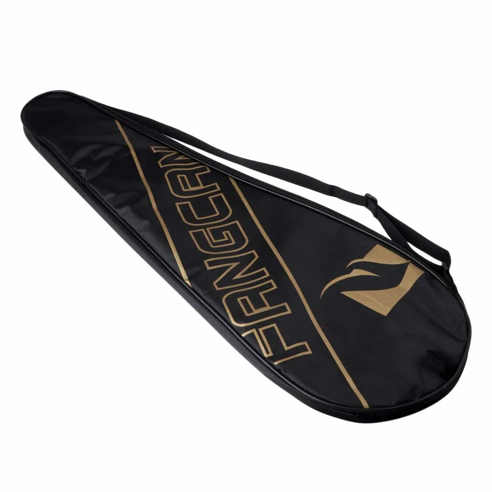 Funda portátil para raqueta de bádminton con cubierta completa, bolsas de transporte suaves y ligeras