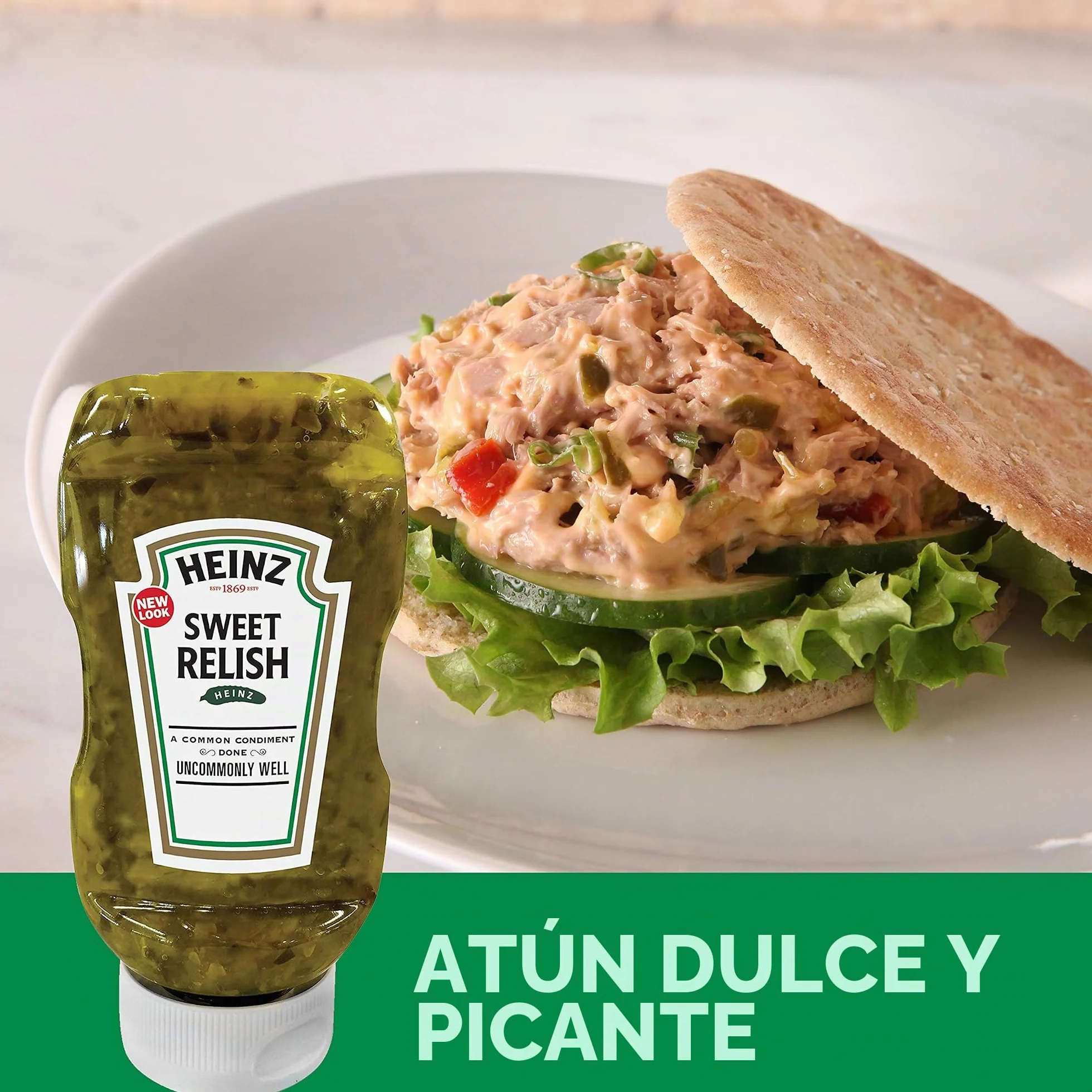 Heinz Sweet Relish Botellas (12,7 onzas, paquete de 12)