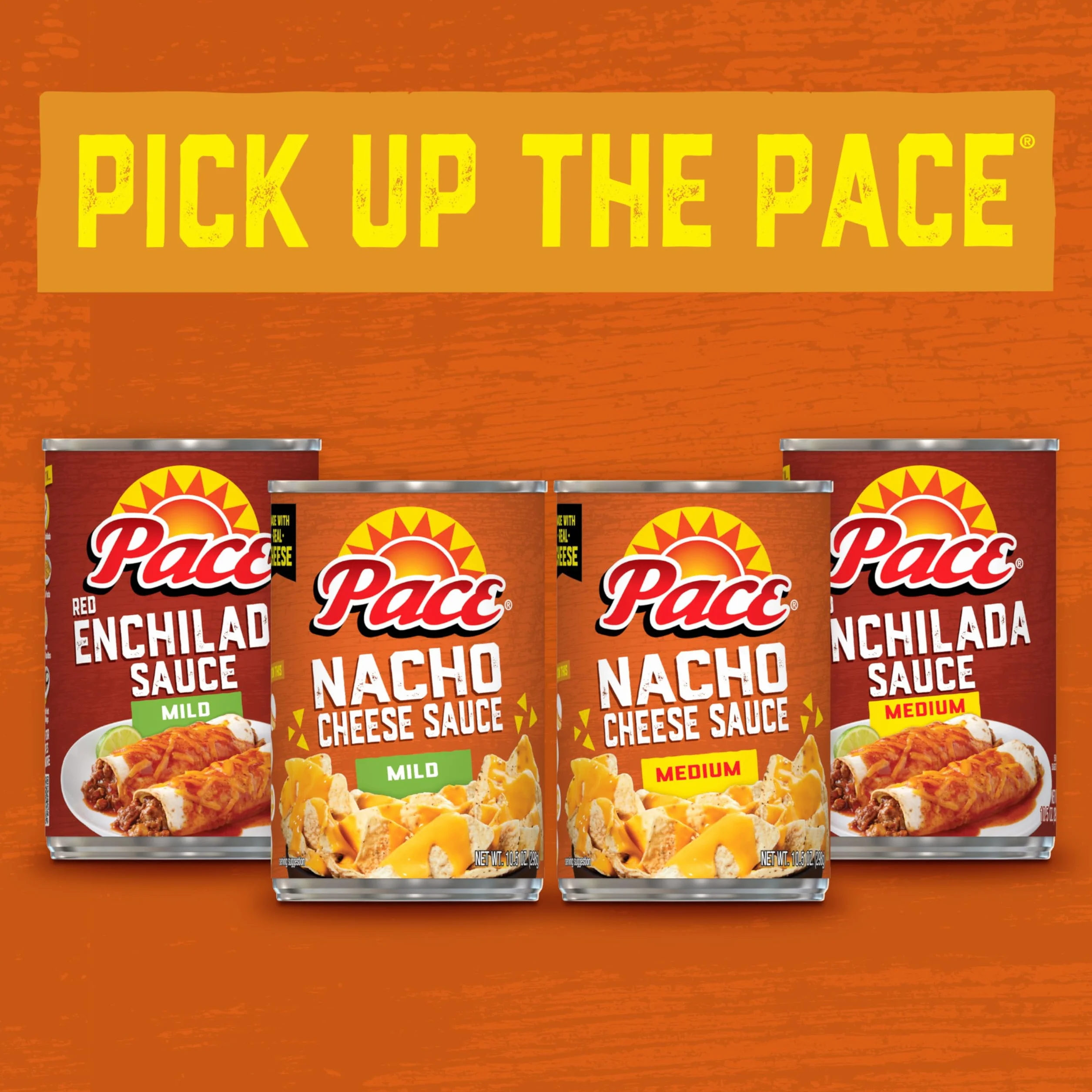 Pace Salsa de queso Nacho, suave, lata de 10.5 onzas