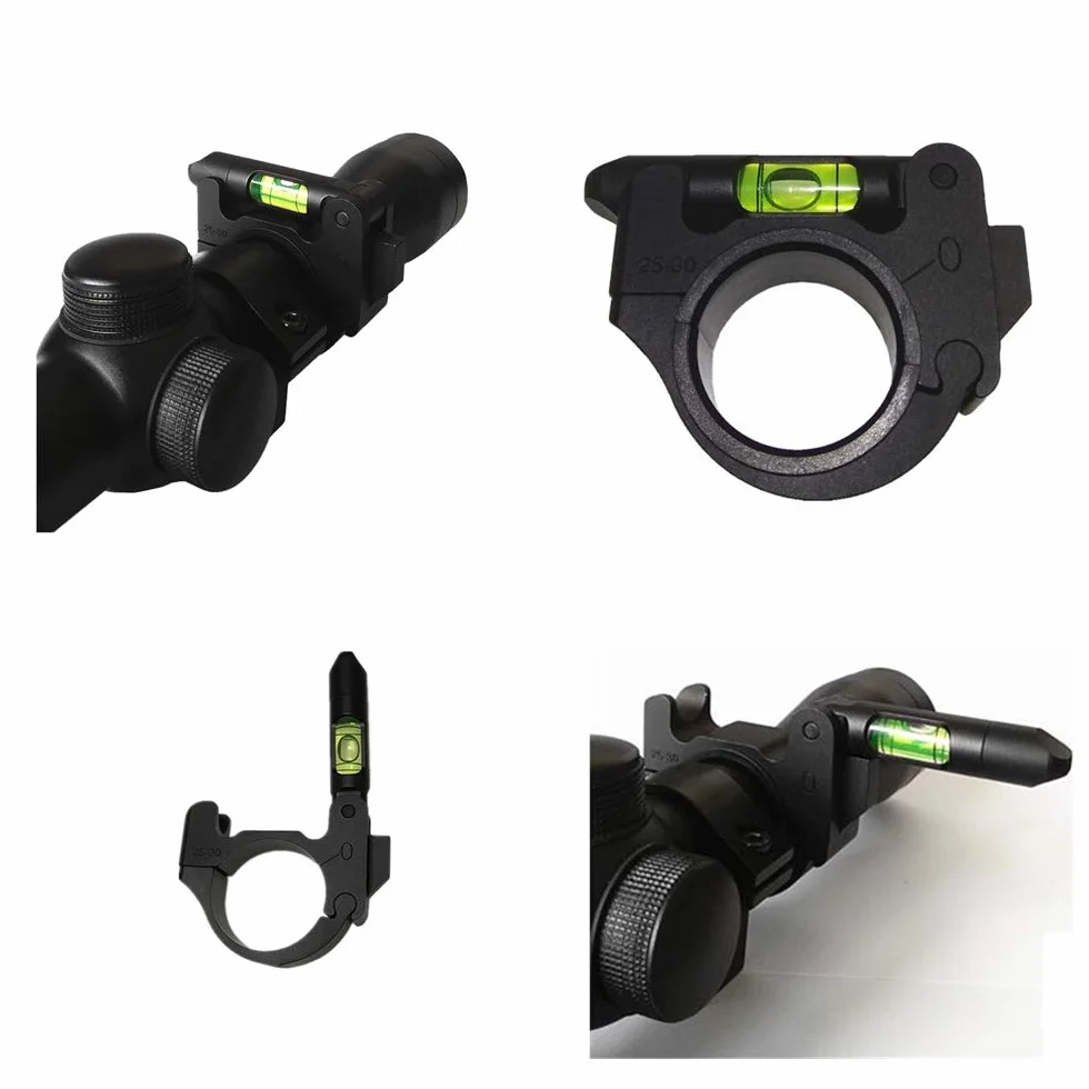 HWZ Tactical Rifle Scope Mount 25.4/30mm Riflescope Tubes Bubble Spirit Level