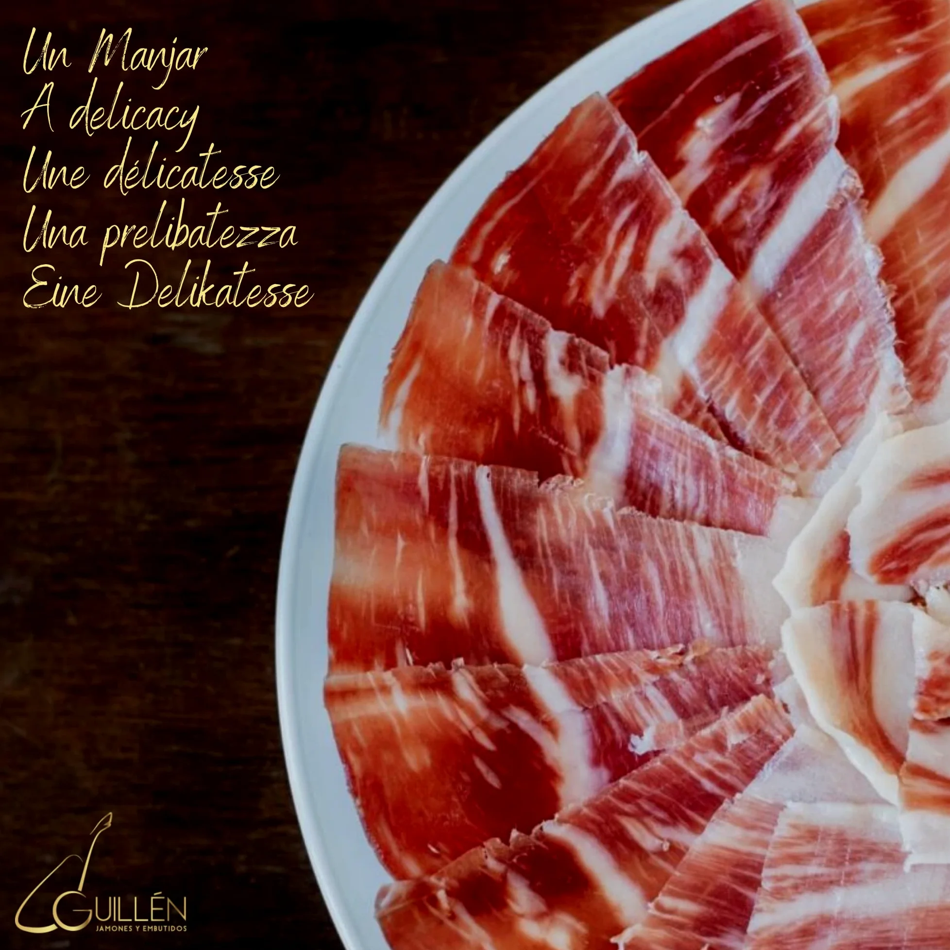 7.5 kg Jamon Iberico de Cebo 50% Raza Iberica aprox - Pieza Completa - Embutidos ibéricos de Guijuelo Salamanca de GUILLEN JAMONES Y EMBUTIDOS - Un auténtico placer