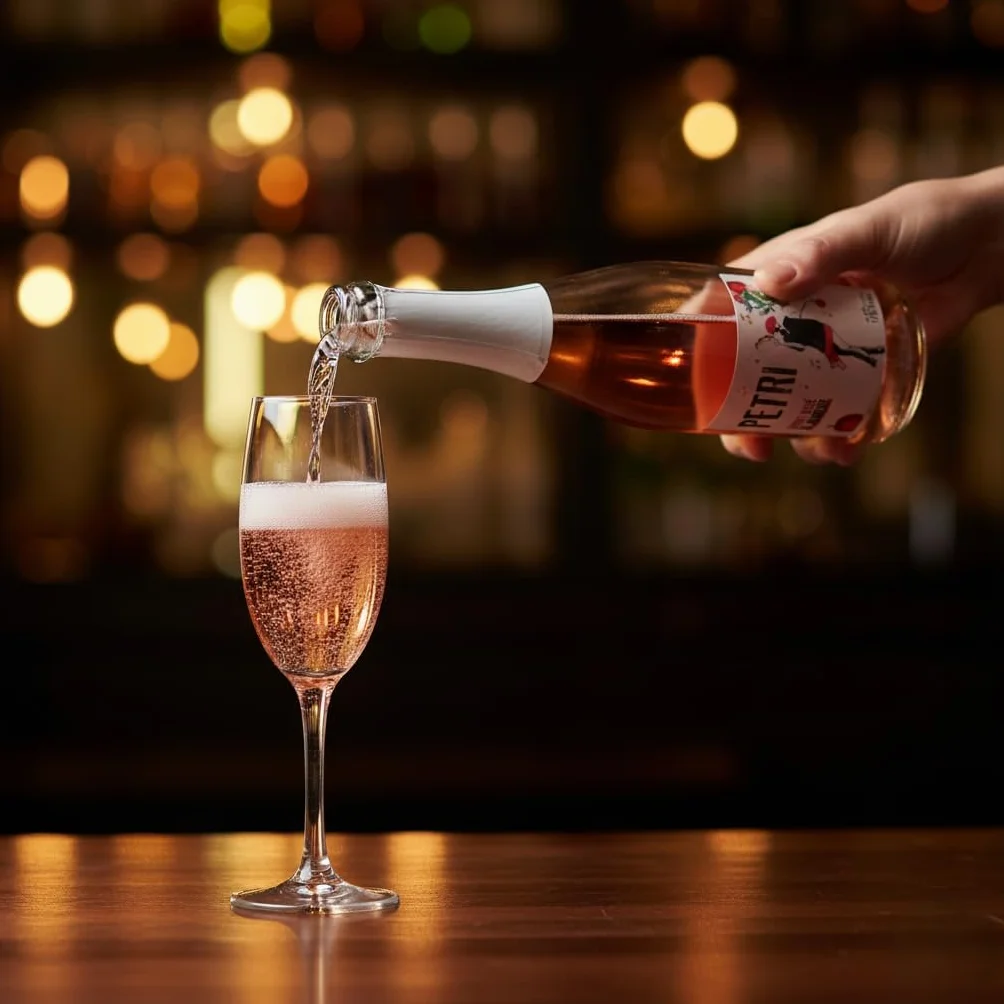 Petritegi Sidra Petri Rosé Pack 6 x 750 ml | Sidra Artesanal de Astigarraga | Sabor Frutos Rojos y Manzana Verde | Vegana sin Gluten | 4.8% Vol