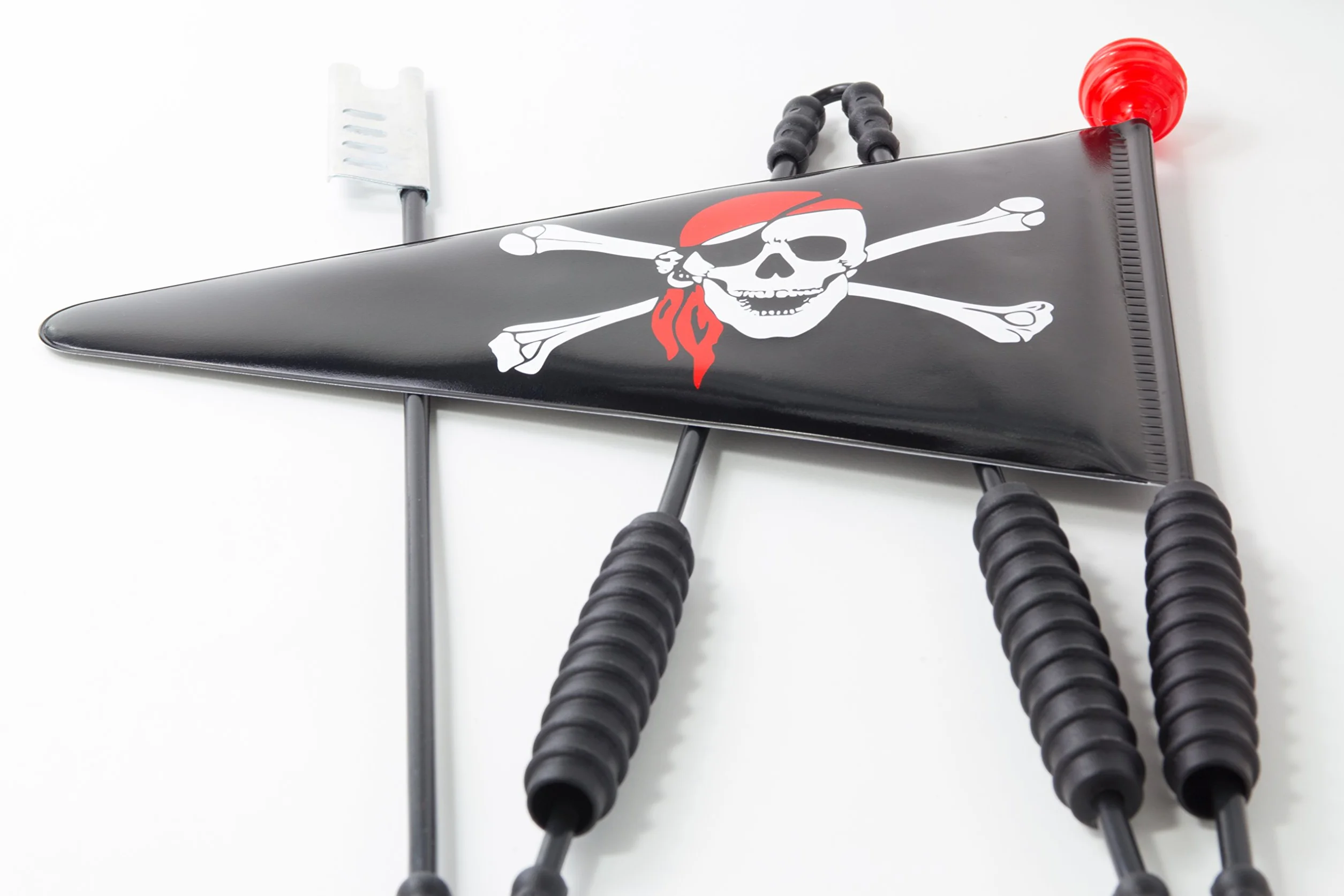 Banderín para bicicleta infantil pirata 160 cm 4 piezas
