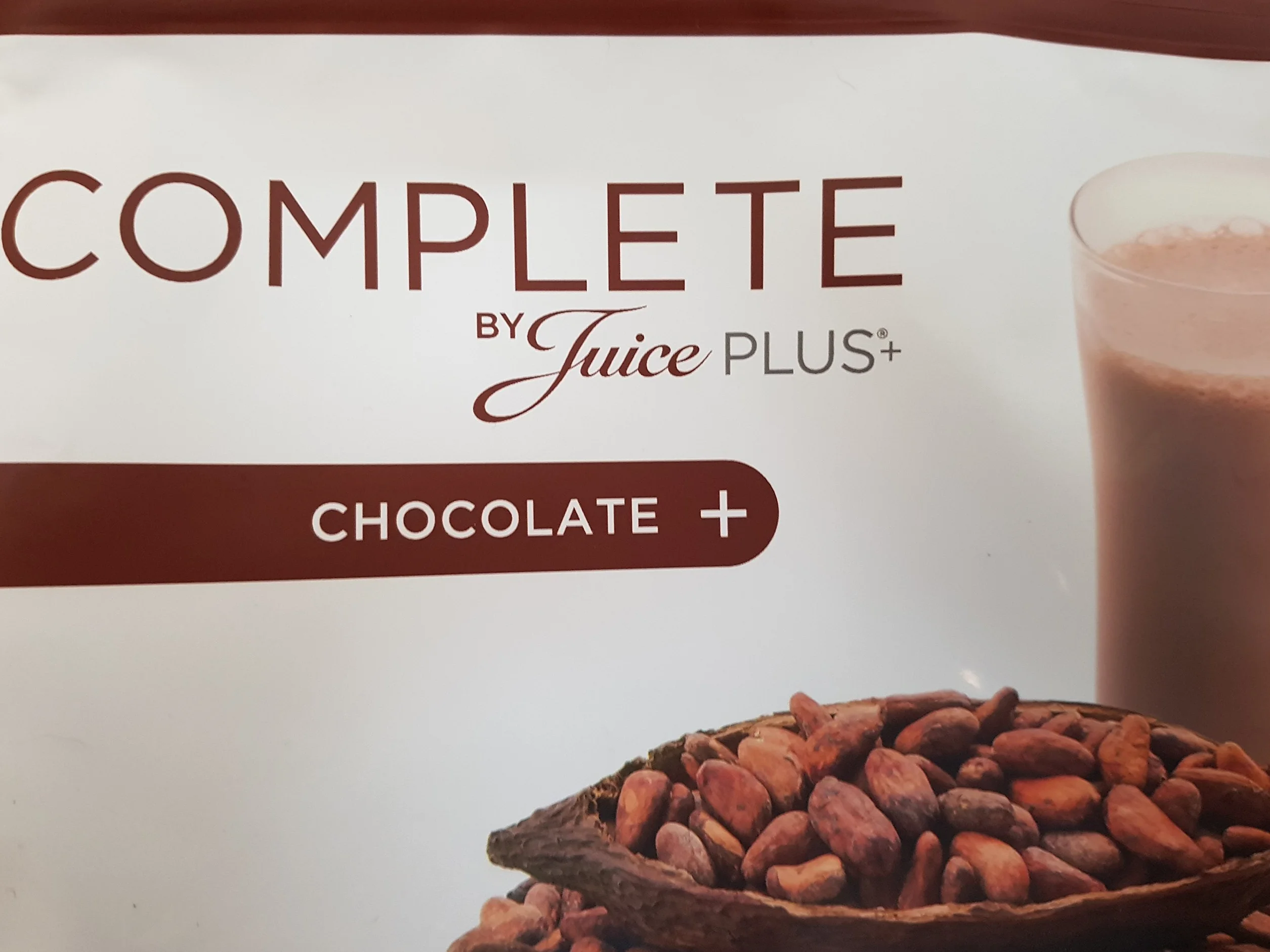 Juice Plus Batido sabor a chocolate 488 gramos, nuevo tamaño, nueva fórmula