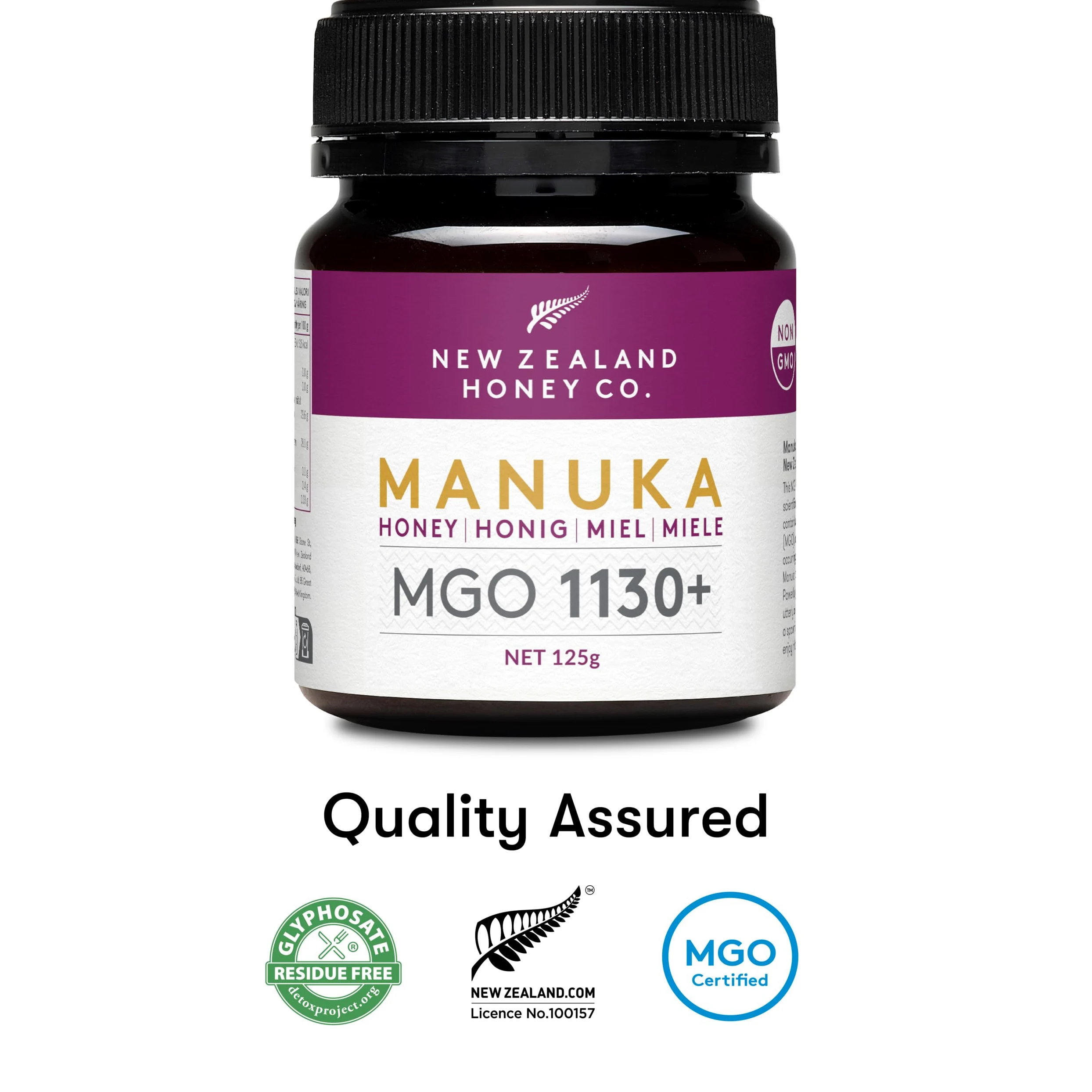 Manuka Honey MGO Grades 125g (MGO 1130+)
