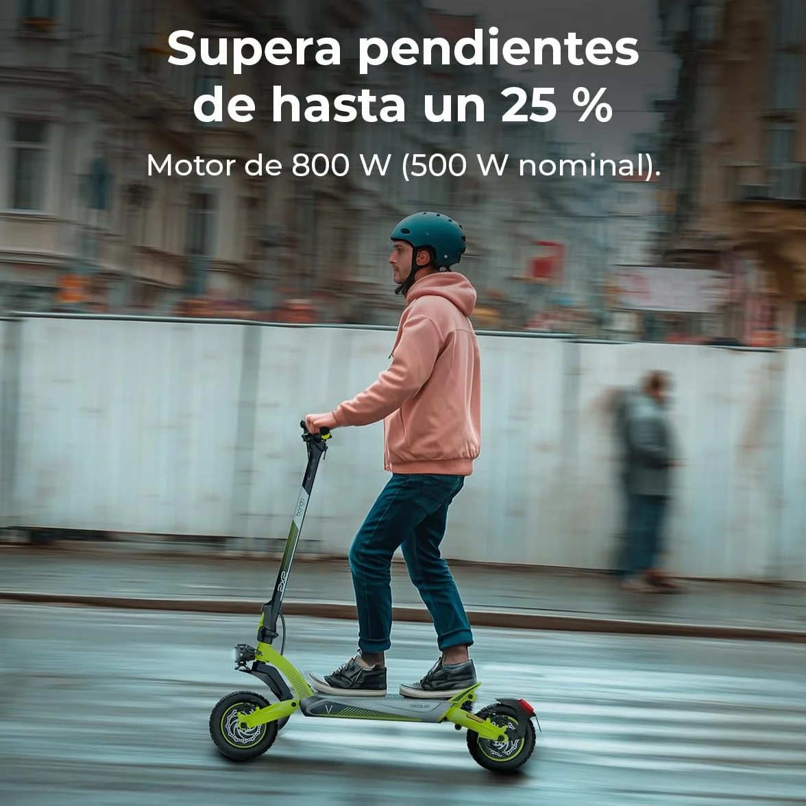 Cecotec Bongo Serie V Patinete Eléctrico Homologado 2200W 70km 10" Doble Suspensión Frenos Disco e-ABS App