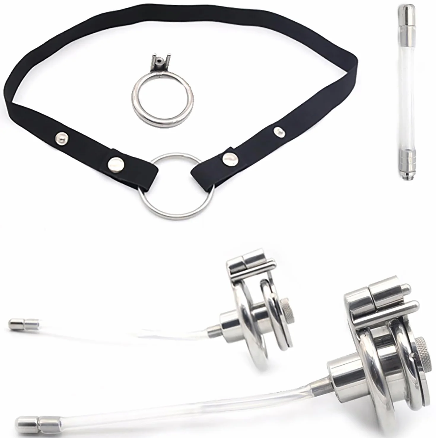 Llave de Acero Inoxidable Tipo Negativo Tadpole Lock Jaula de Entrenamiento de Béisbol