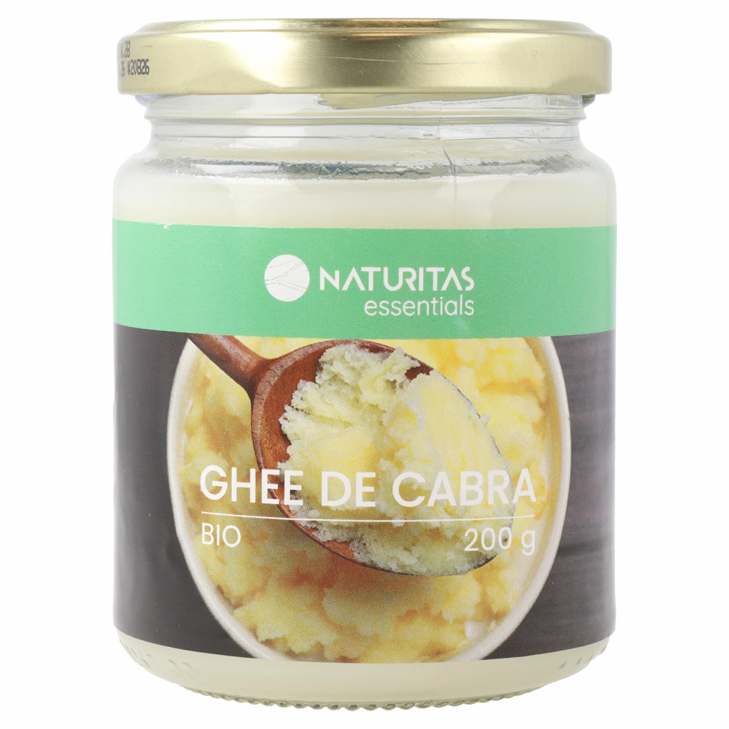 Ghee mantequilla clarificada de cabra BIO | 200 g | Naturitas Essentials | Ghee de cabra clarificado Bio | Sin lactosa ni caseína | Salsas