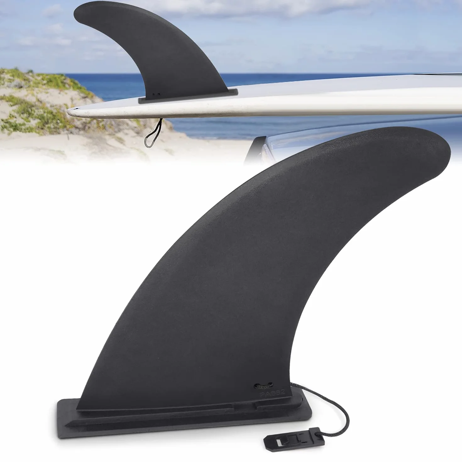 Quillas Surf Aleta Tabla Paddle Surf Sup Quilla Central Desmontable para Surfboard Longboard