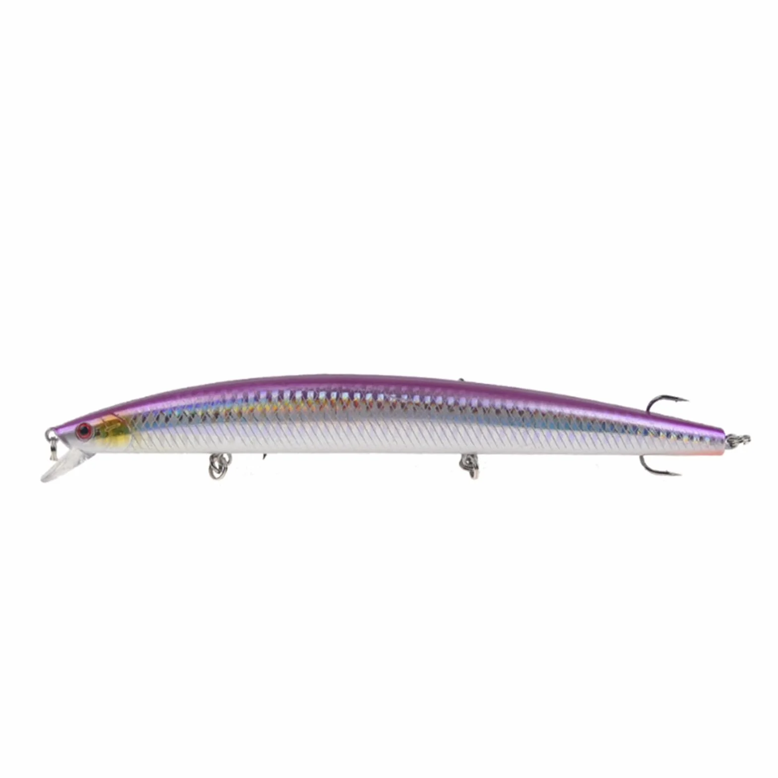Señuelo de Pesca Minnow 18cm 24g Láser Duro Cebo Artificial Plástico Crankbait Wobblers