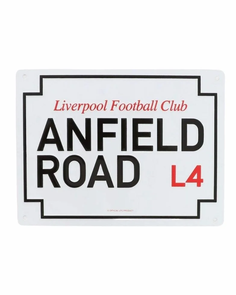 Liverpool FC Anfield Road Sign